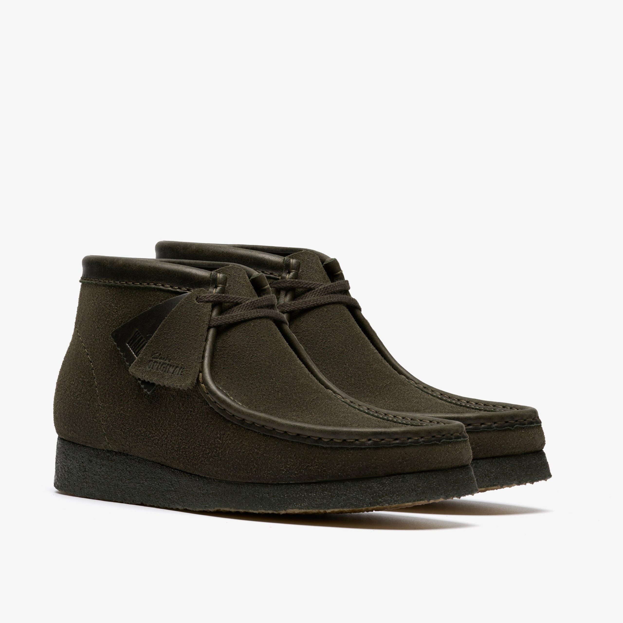 Wallabee Boot Loden Green Suede - Image 2
