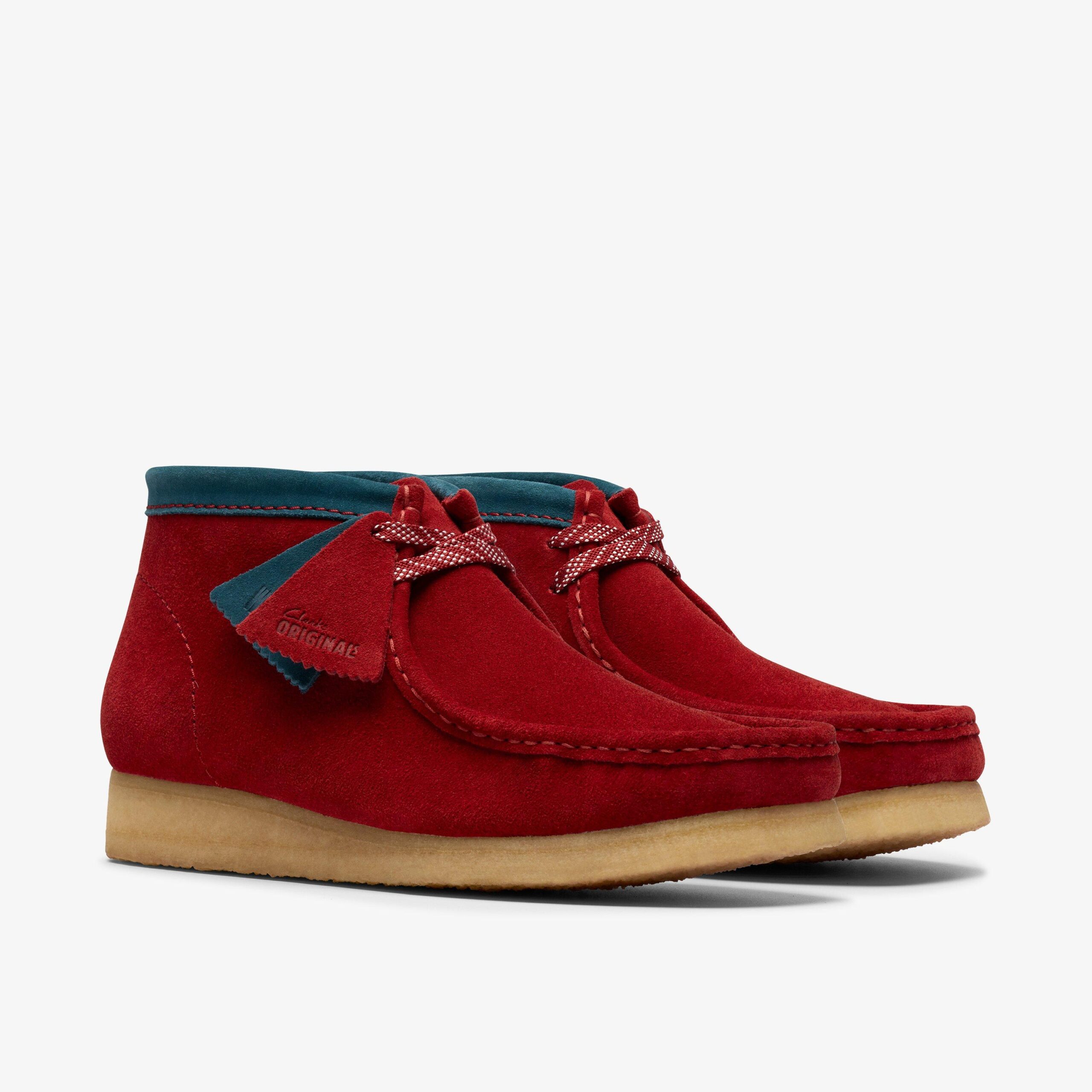 Wallabee Boot Dark Red Suede - Image 5