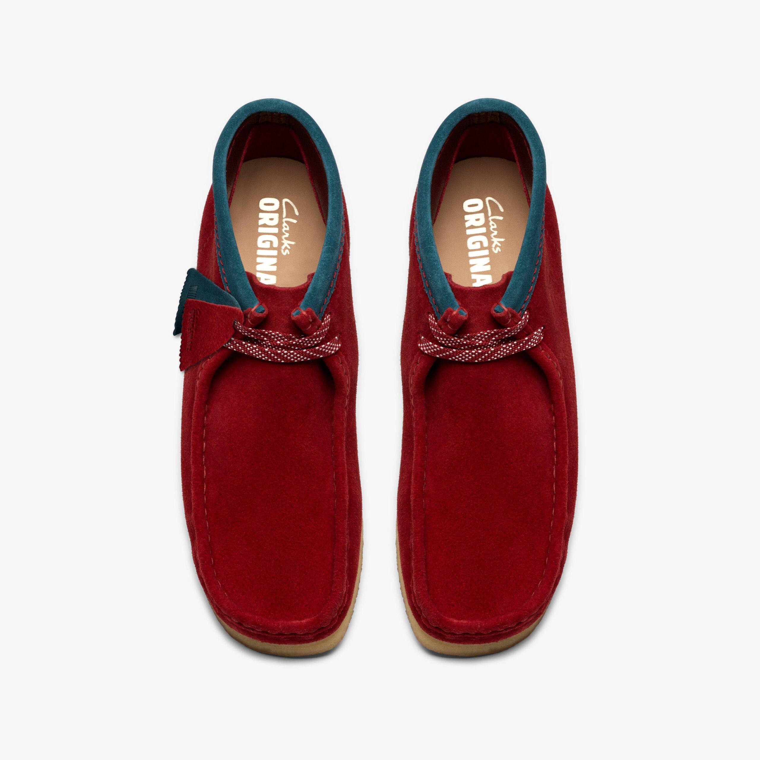 Wallabee Boot Dark Red Suede - Image 7