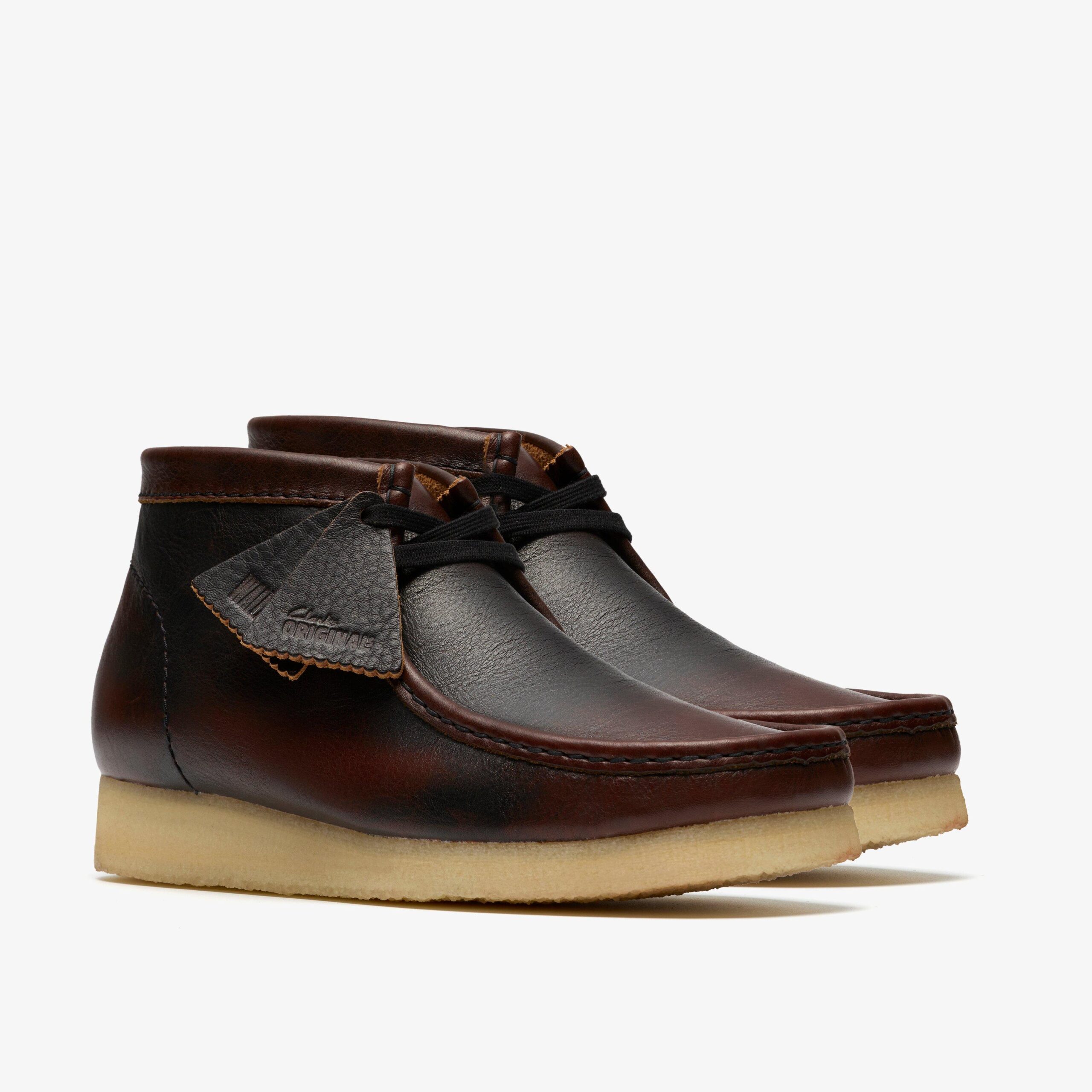 Wallabee Boot Dark Tan Combination - Image 4