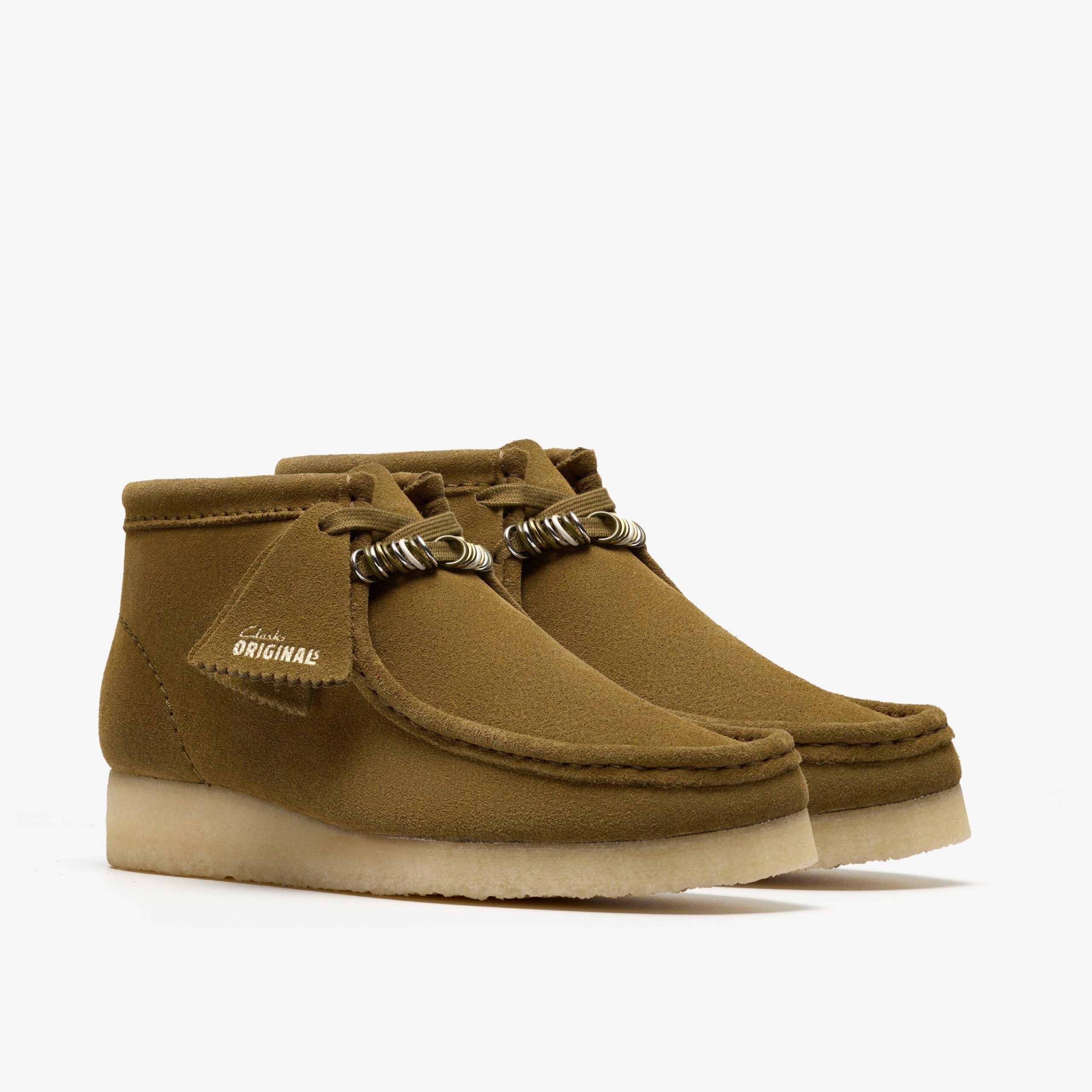 Wallabee Boot Green Suede - Image 4