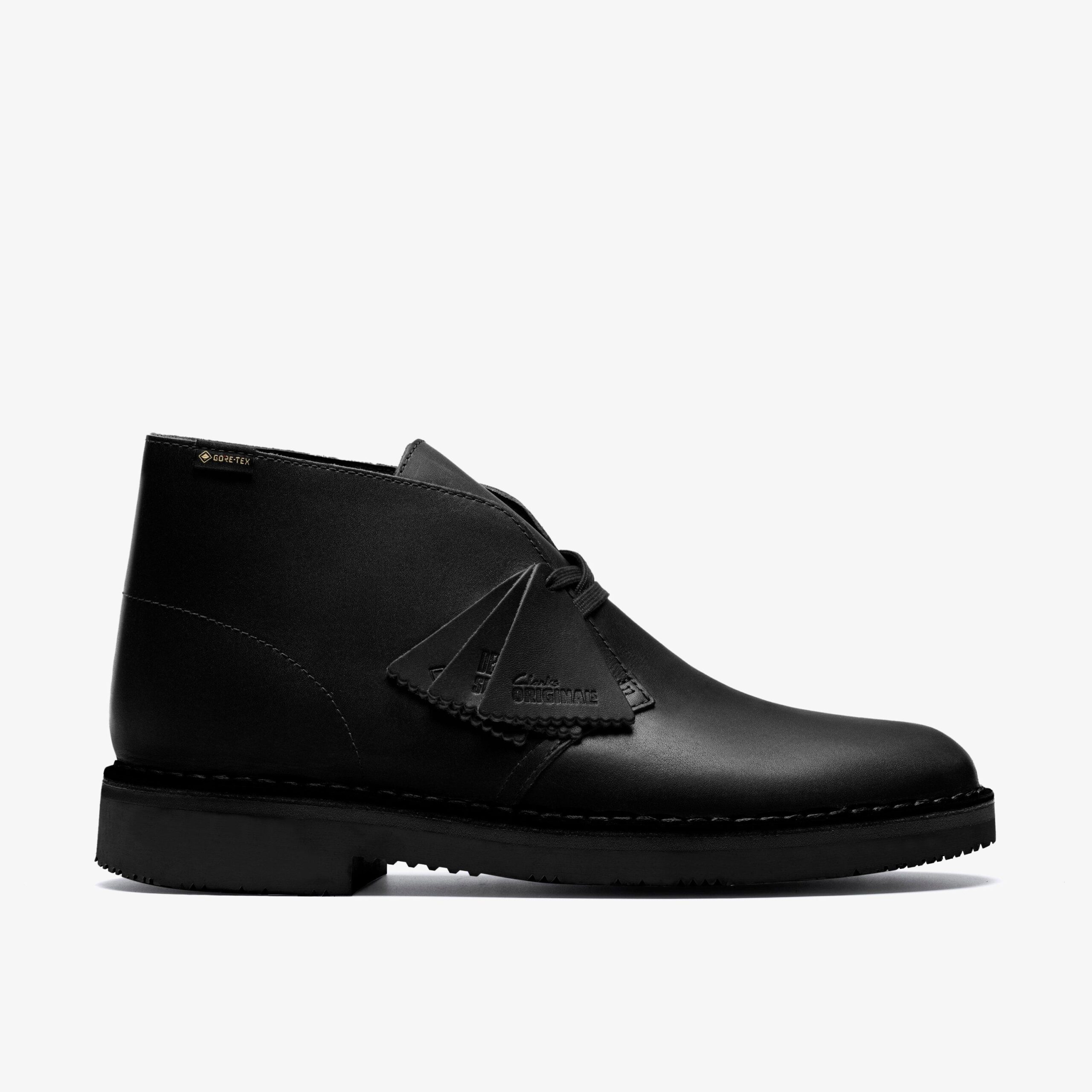 Desert Boot Gore-Tex Waterproof Black Leather
