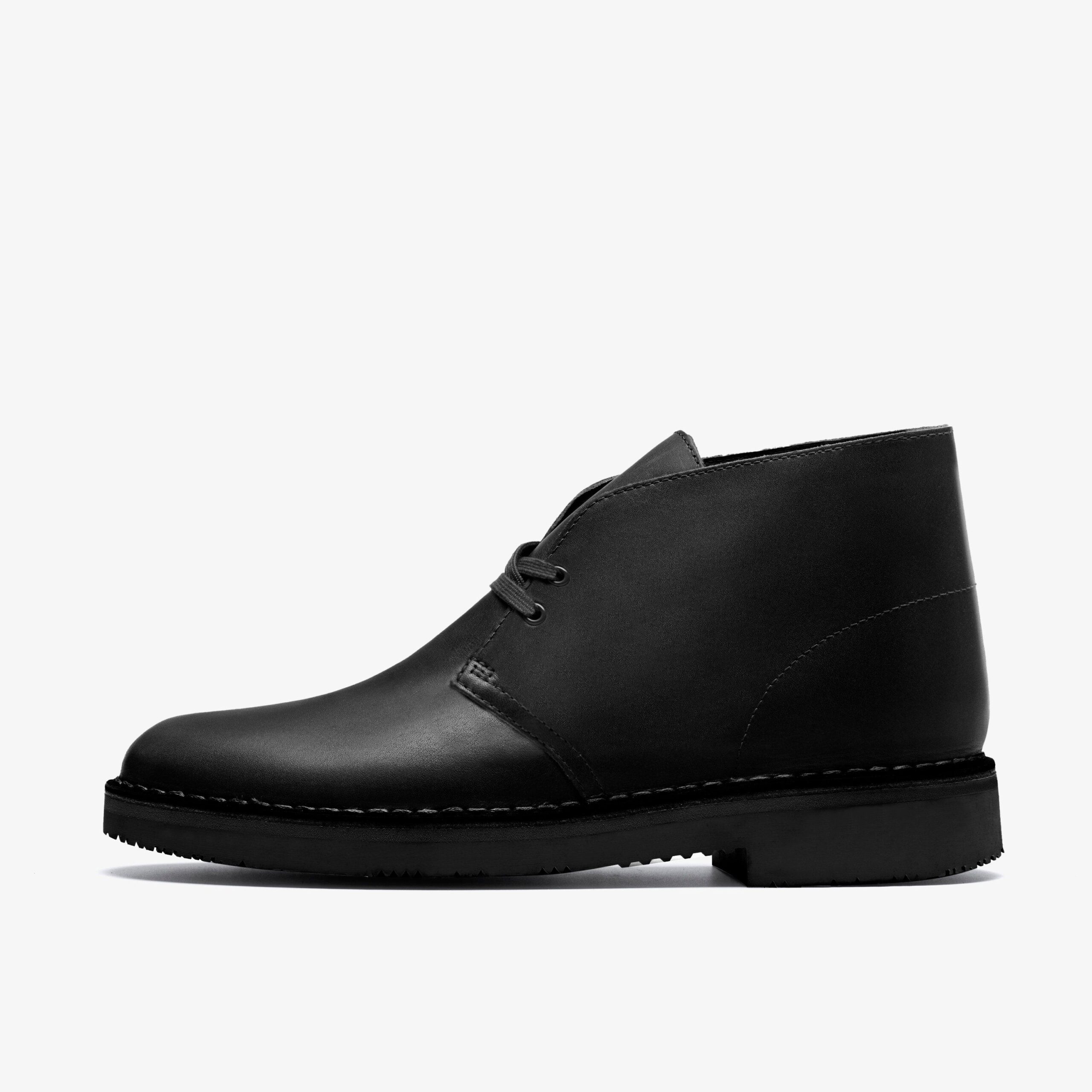 Desert Boot Gore-Tex Waterproof Black Leather - Image 2