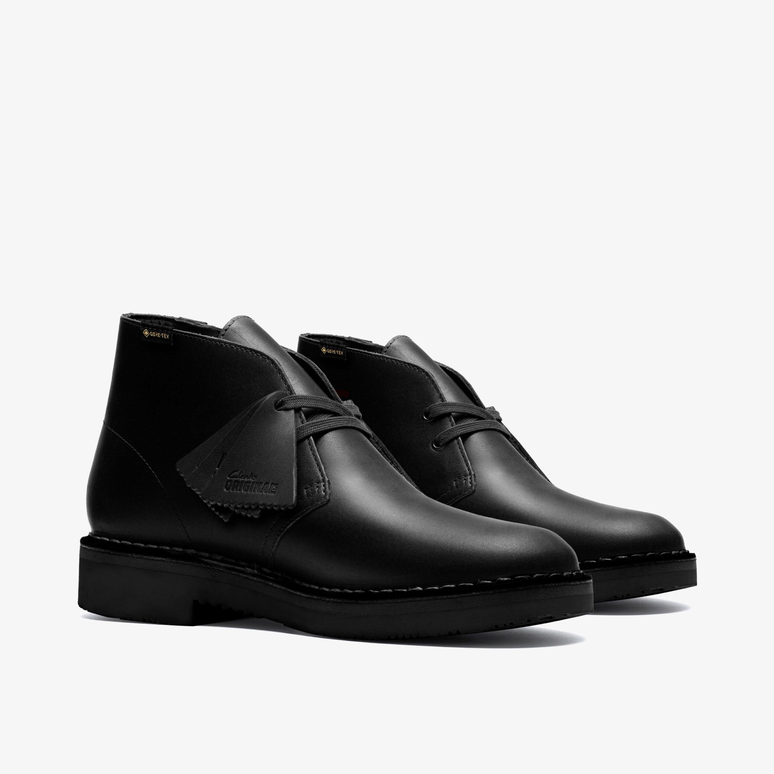 Desert Boot Gore-Tex Waterproof Black Leather - Image 4