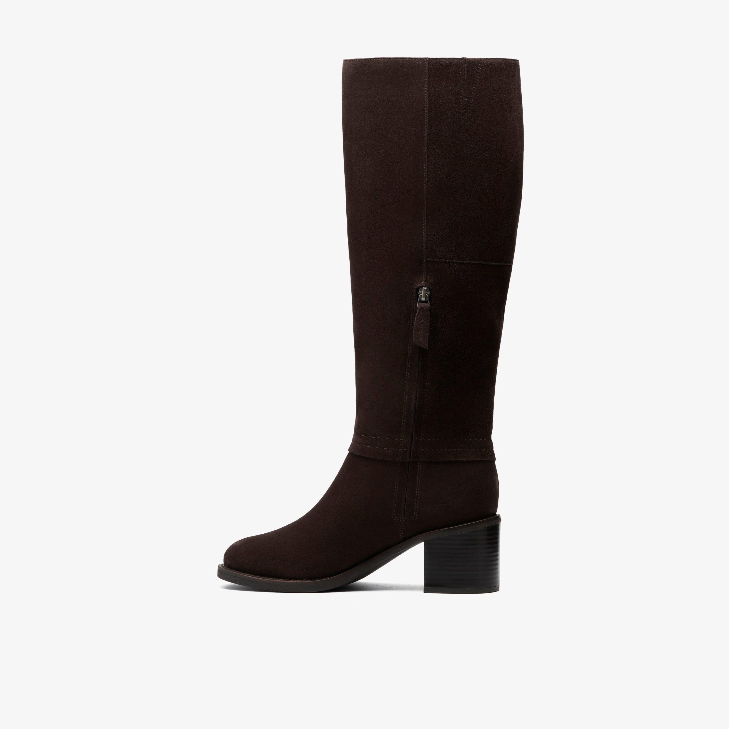 Chamberly Hi Dark Brown Suede - Image 2