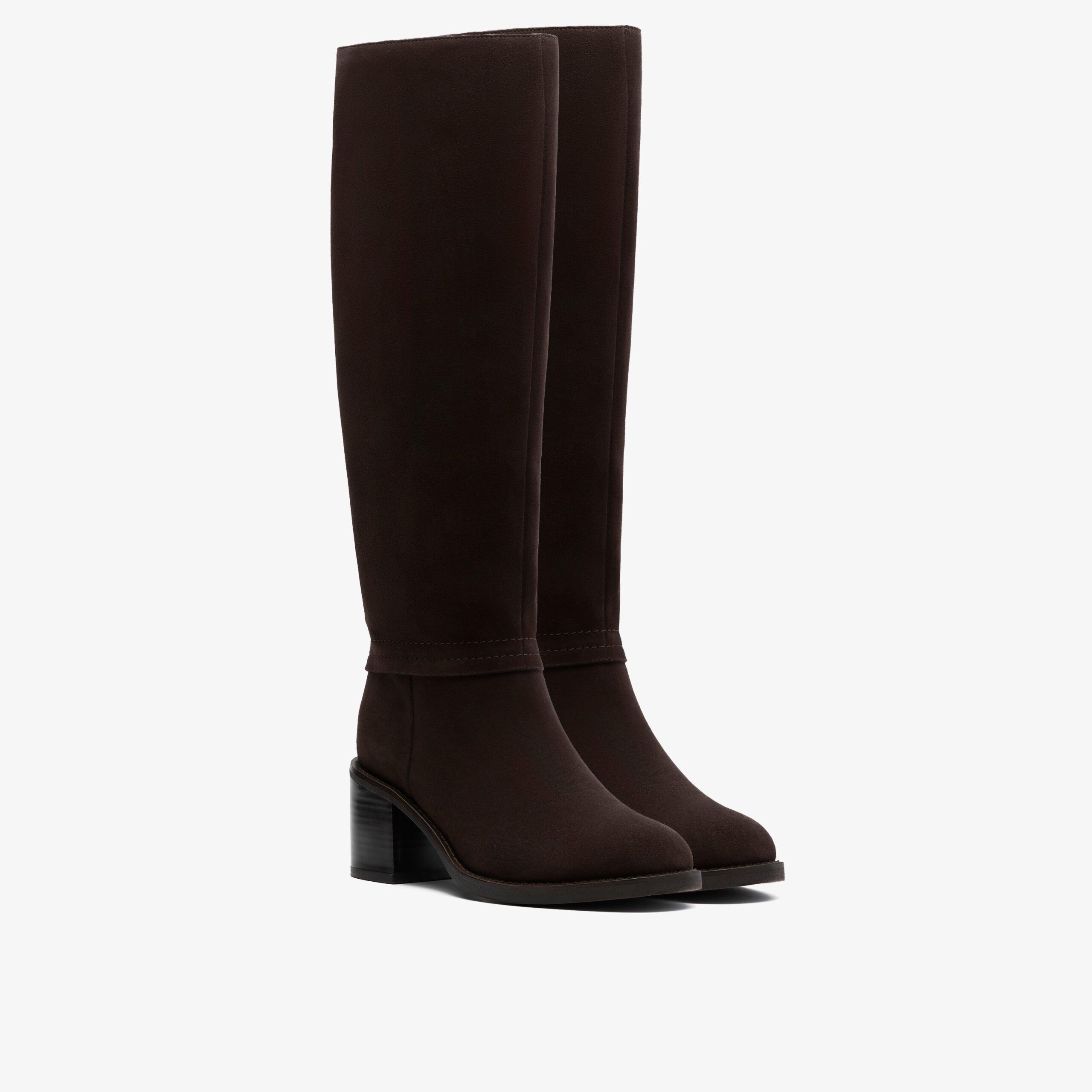 Chamberly Hi Dark Brown Suede - Image 4