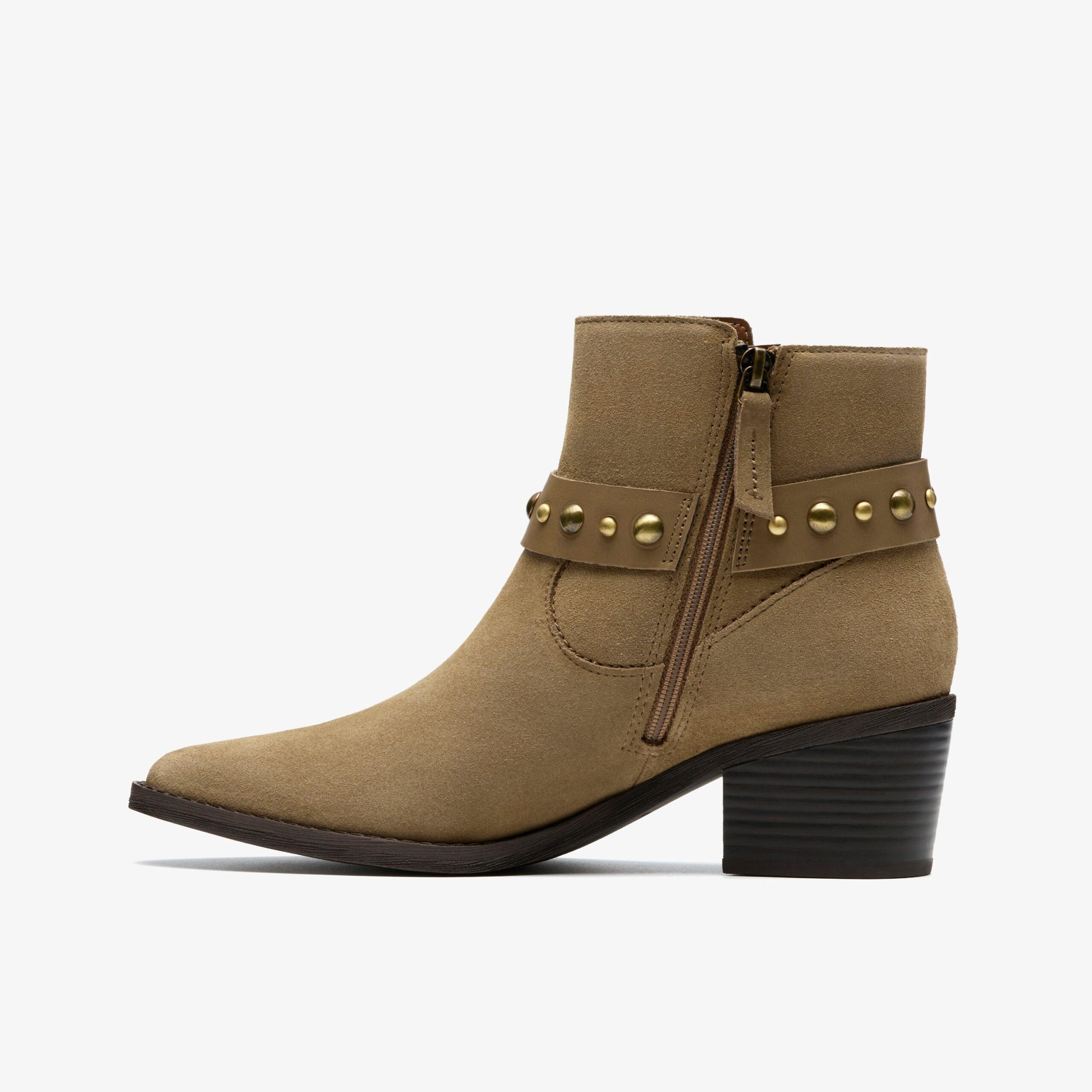 Morzine Buckle Dark Sand Suede - Image 2