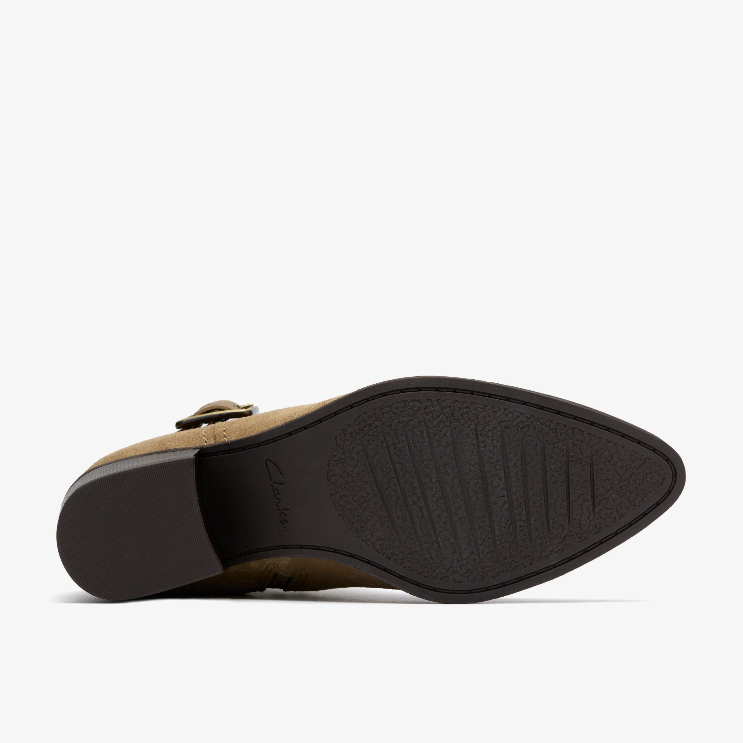 Morzine Buckle Dark Sand Suede - Image 3