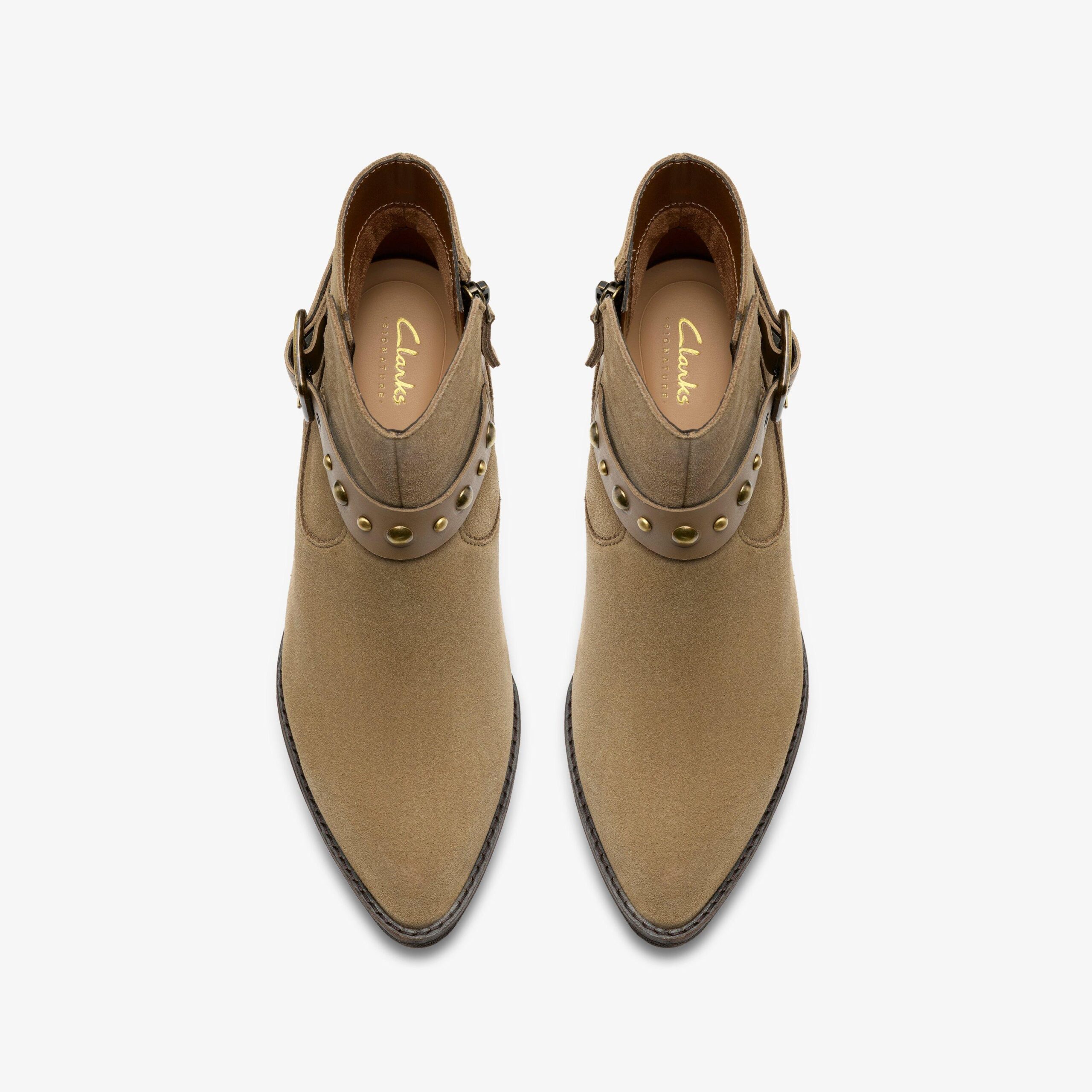 Morzine Buckle Dark Sand Suede - Image 6