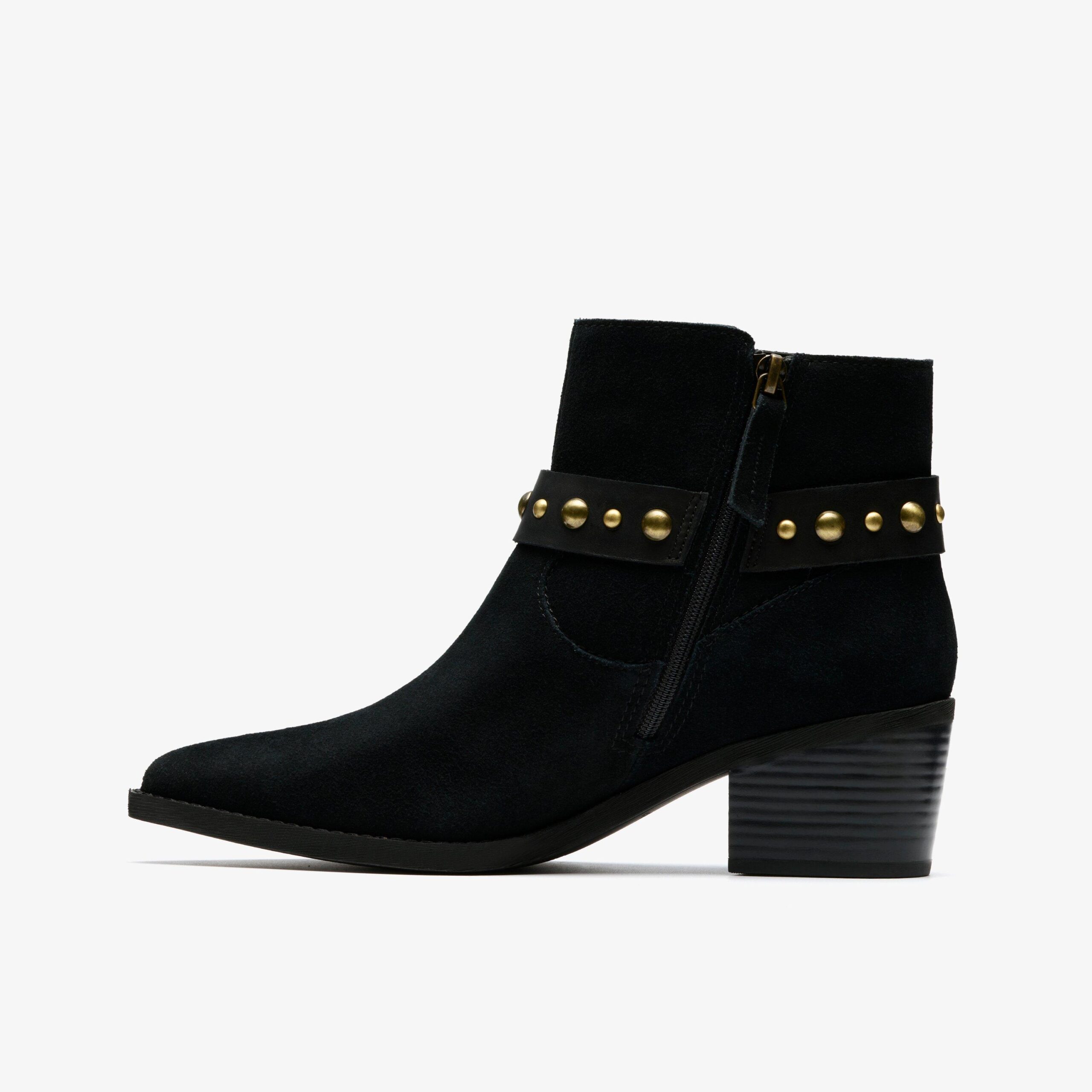 Morzine Buckle Black Suede - Image 2