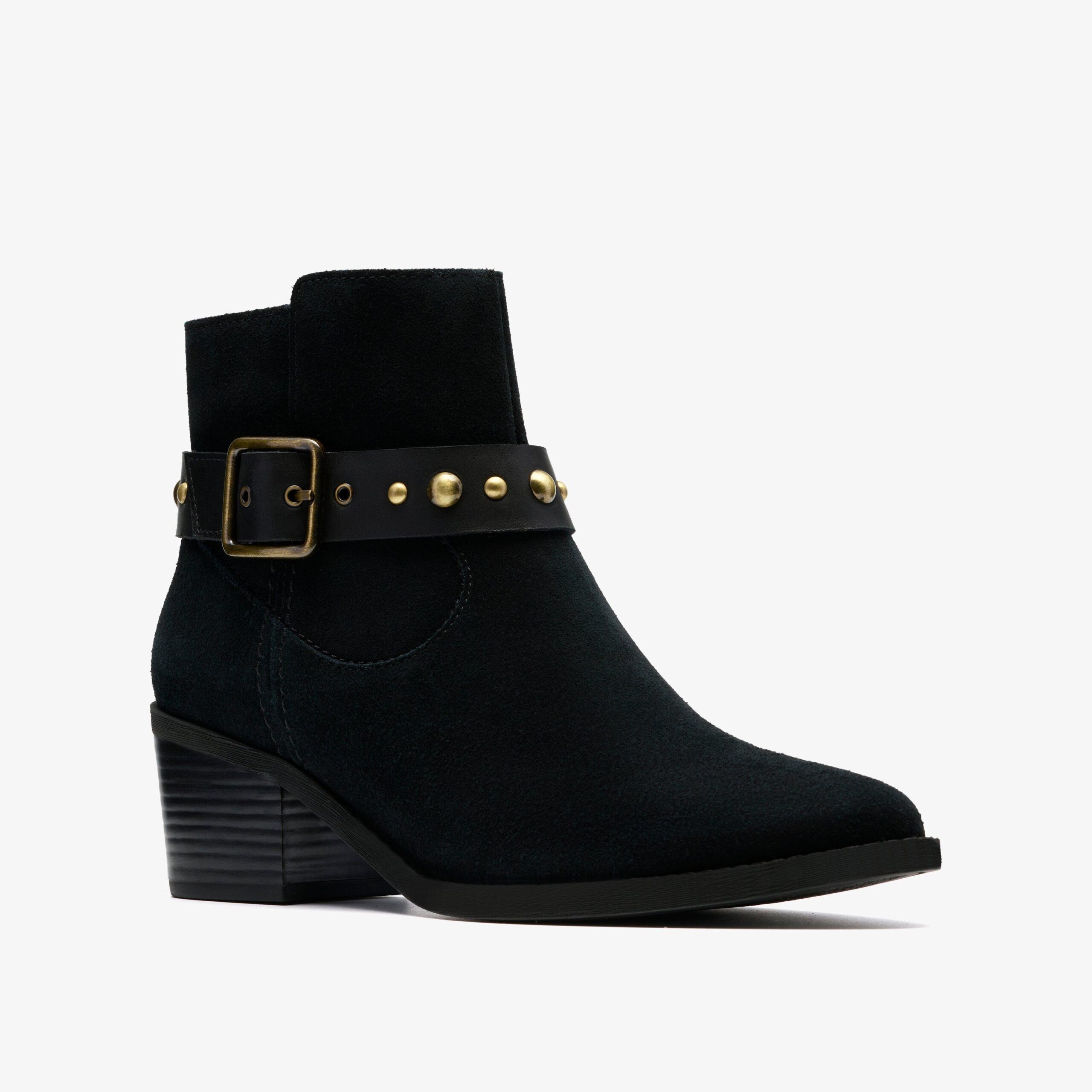 Morzine Buckle Black Suede - Image 4