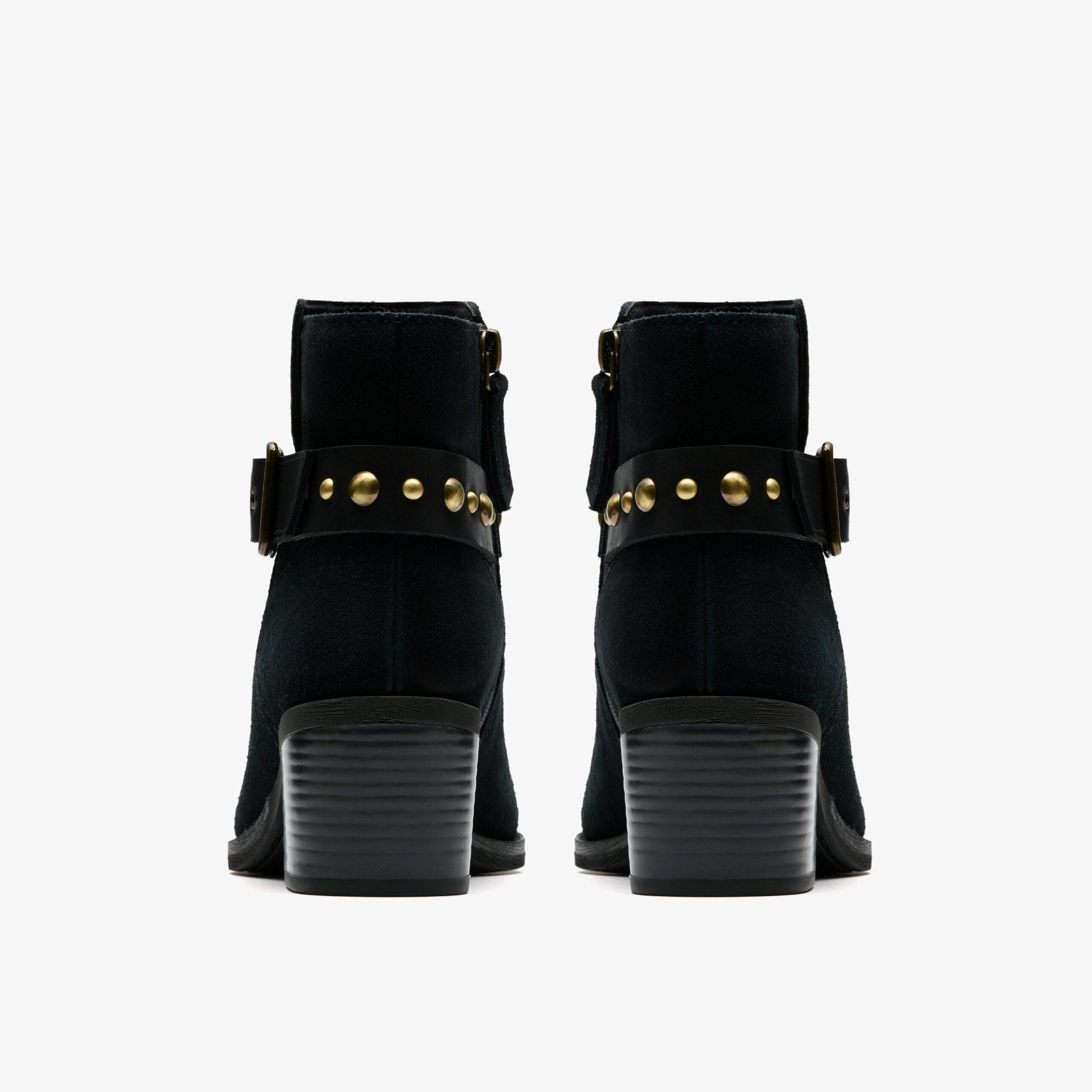 Morzine Buckle Black Suede - Image 5