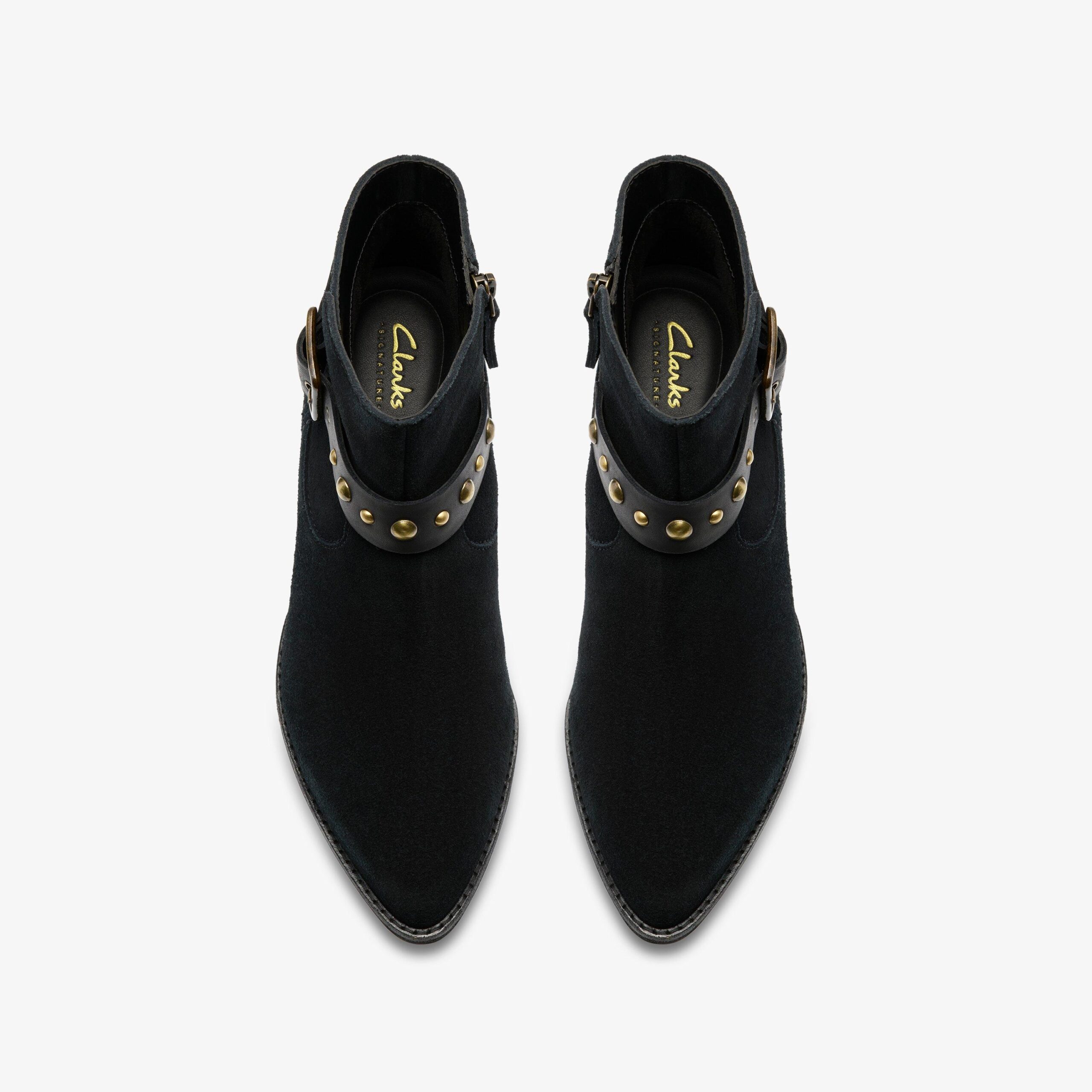 Morzine Buckle Black Suede - Image 6