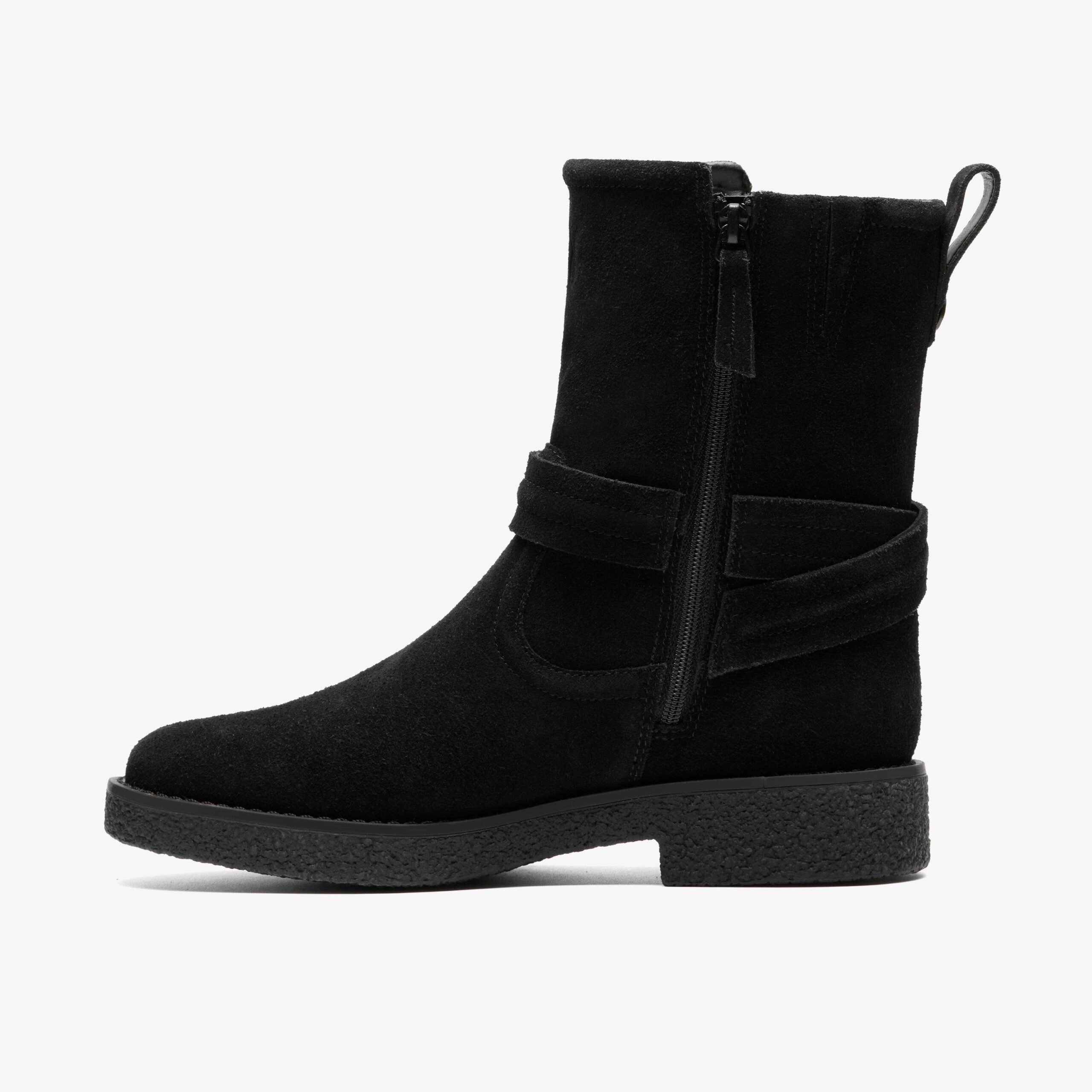 Nella Mid Black Suede - Image 2