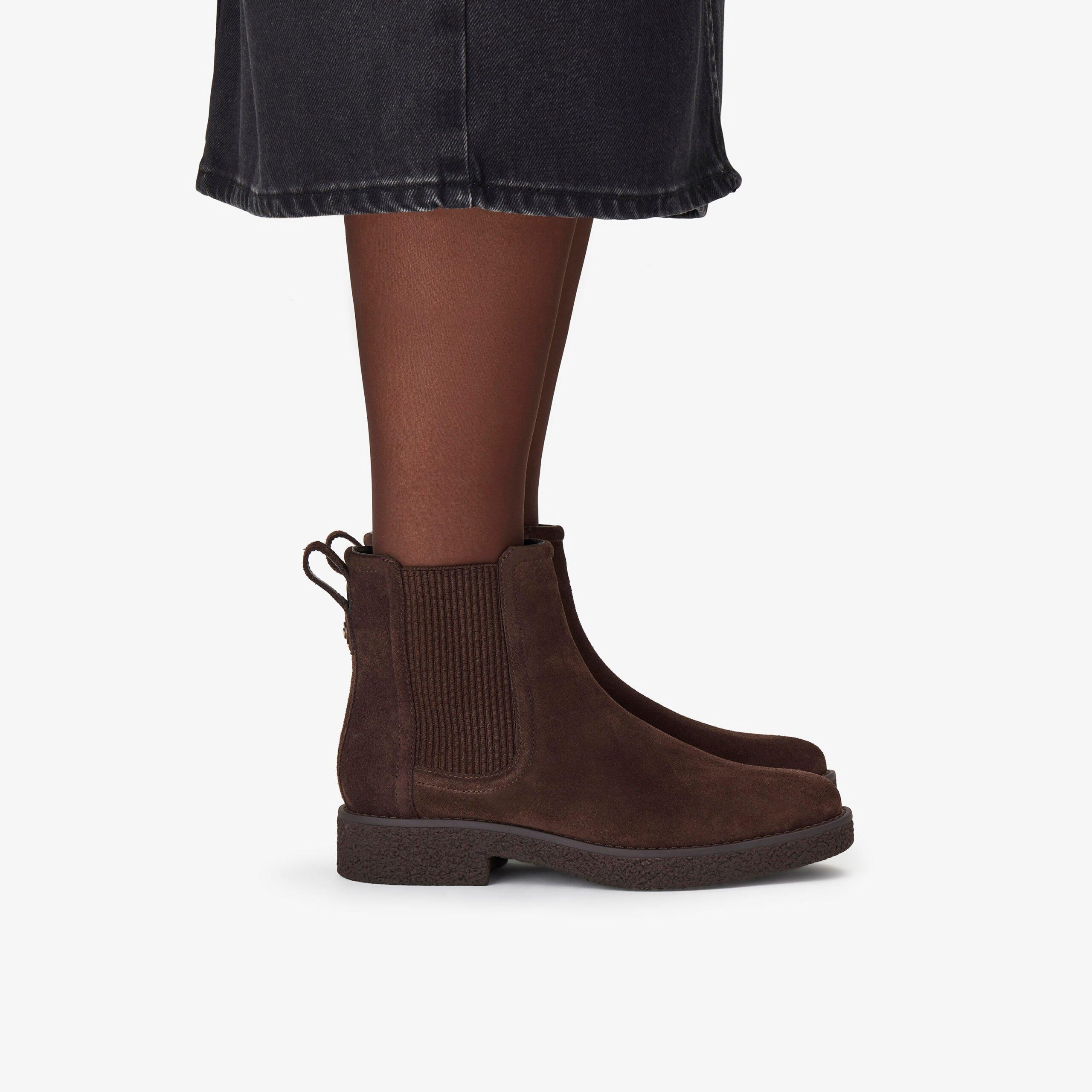 Nella Top Dark Brown Suede - Image 2