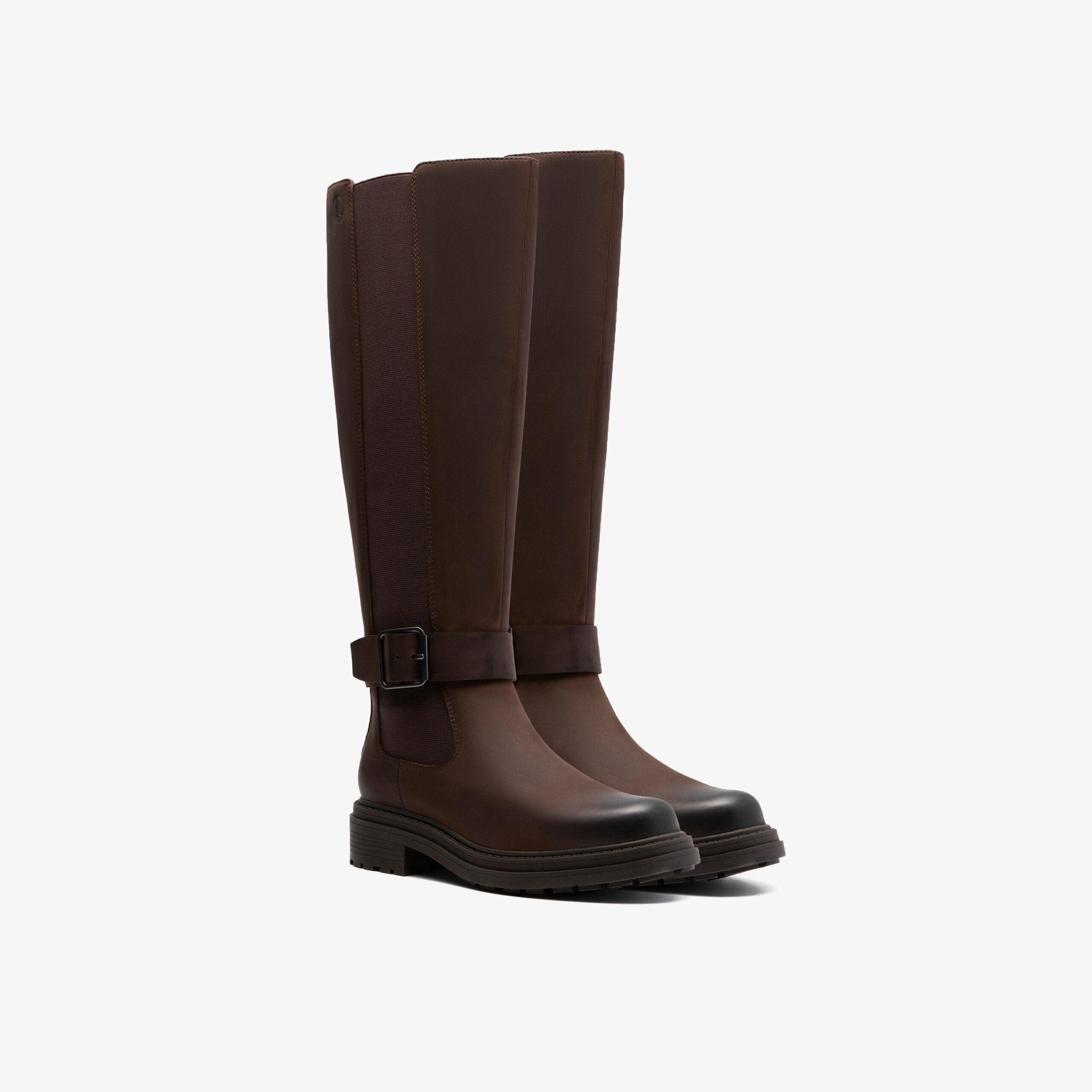 Orinoco3 Tall Dark Brown Leather - Image 4
