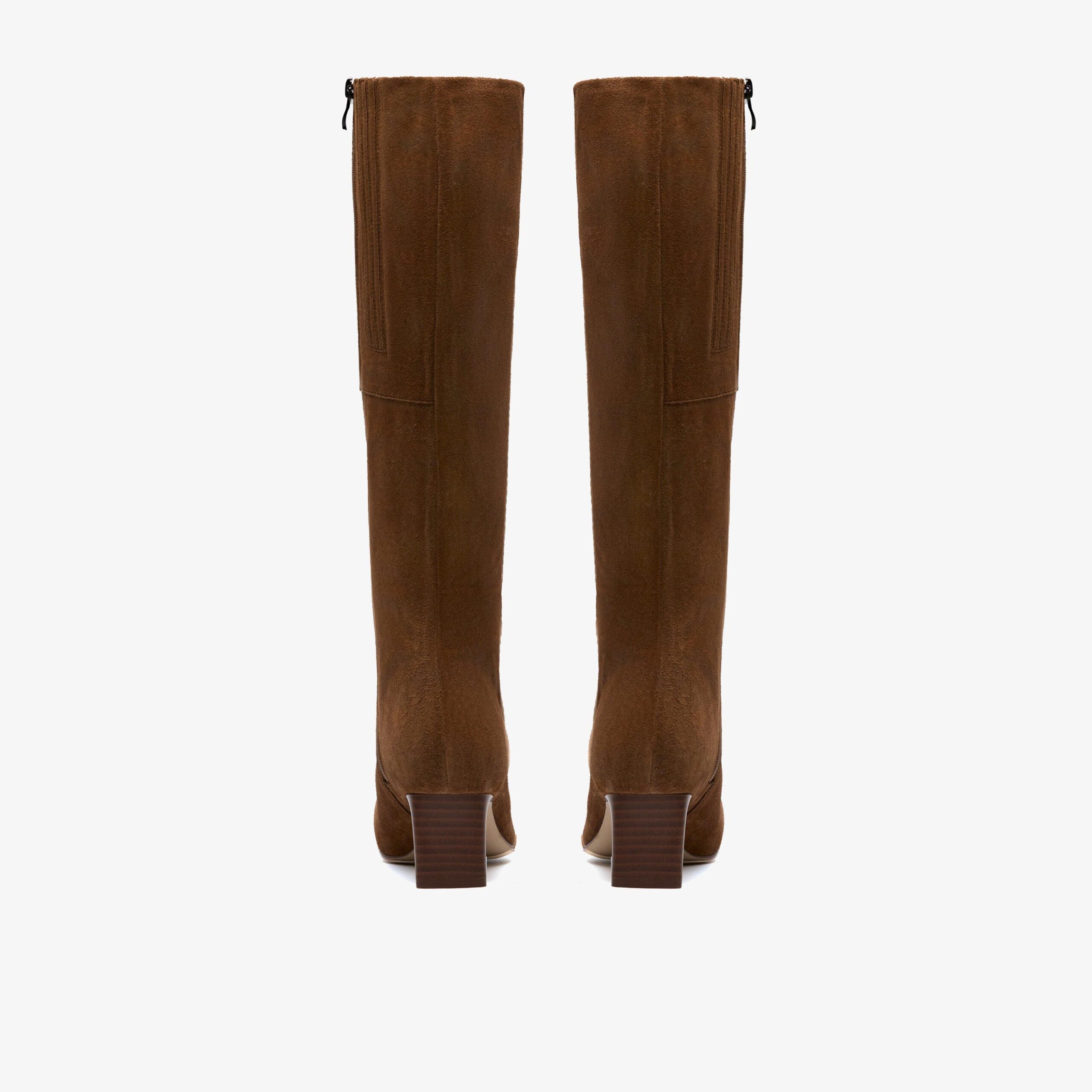 Edina Tall Walnut Suede - Image 5