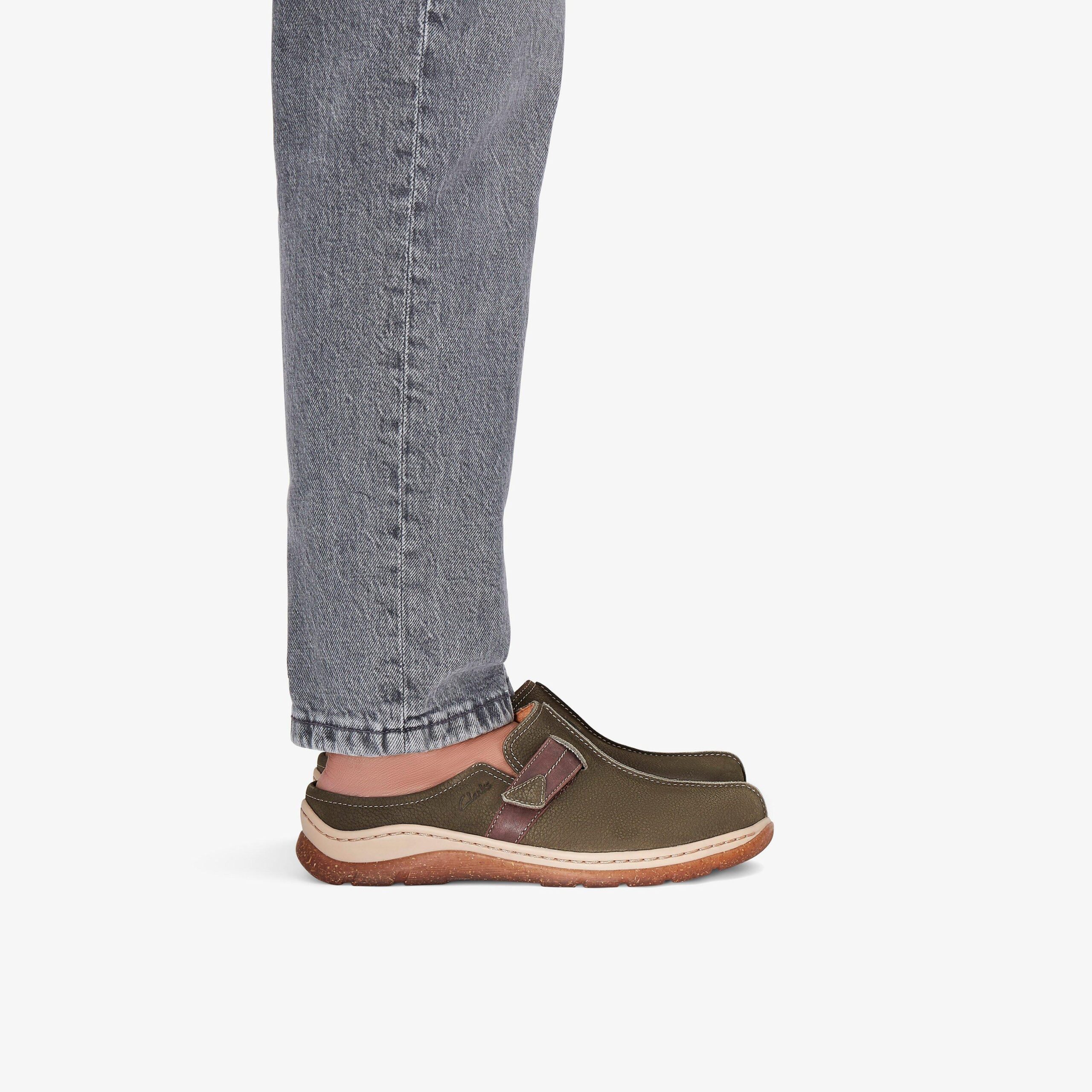 Orlene Clog Olive Combination Nubuck - Image 2