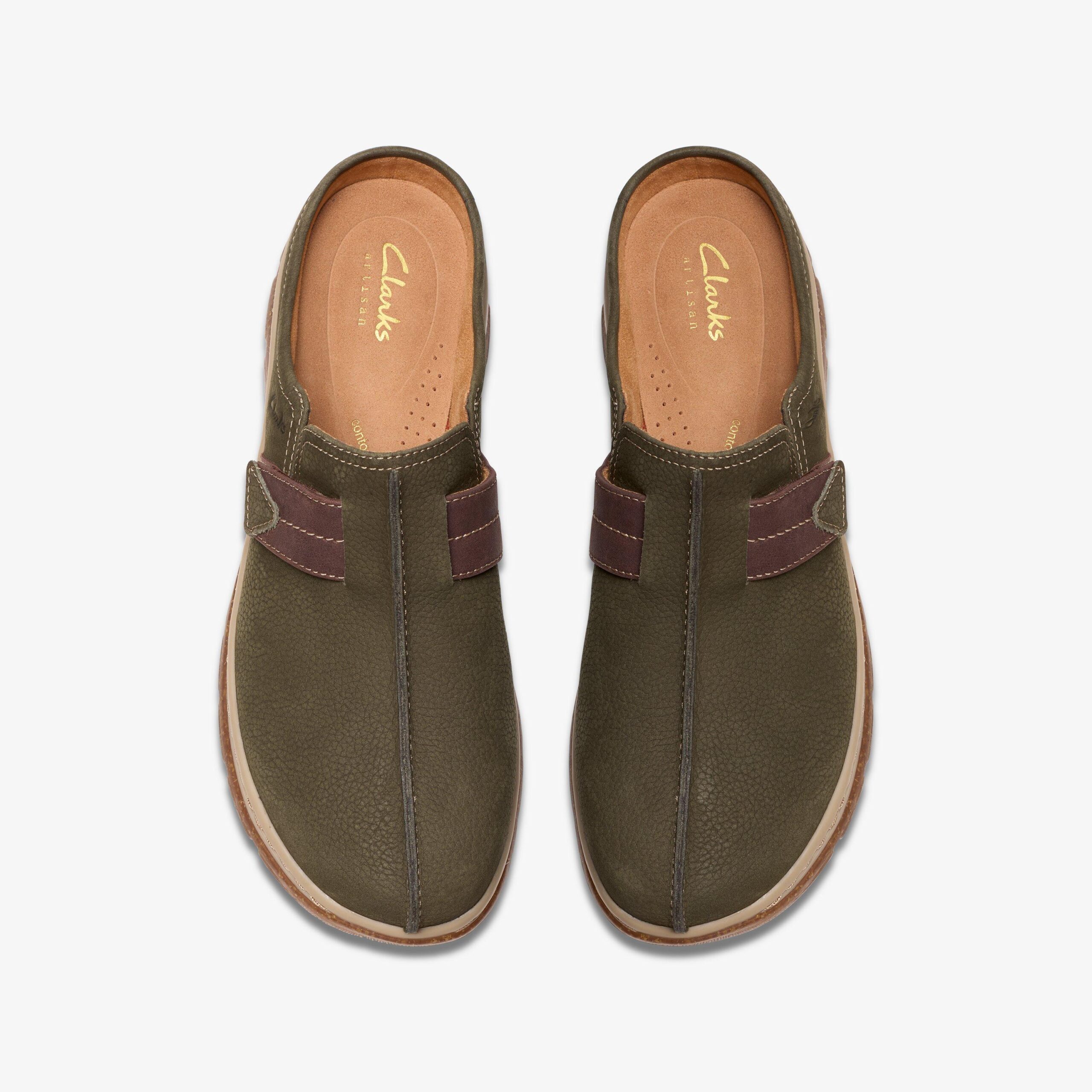 Orlene Clog Olive Combination Nubuck - Image 7