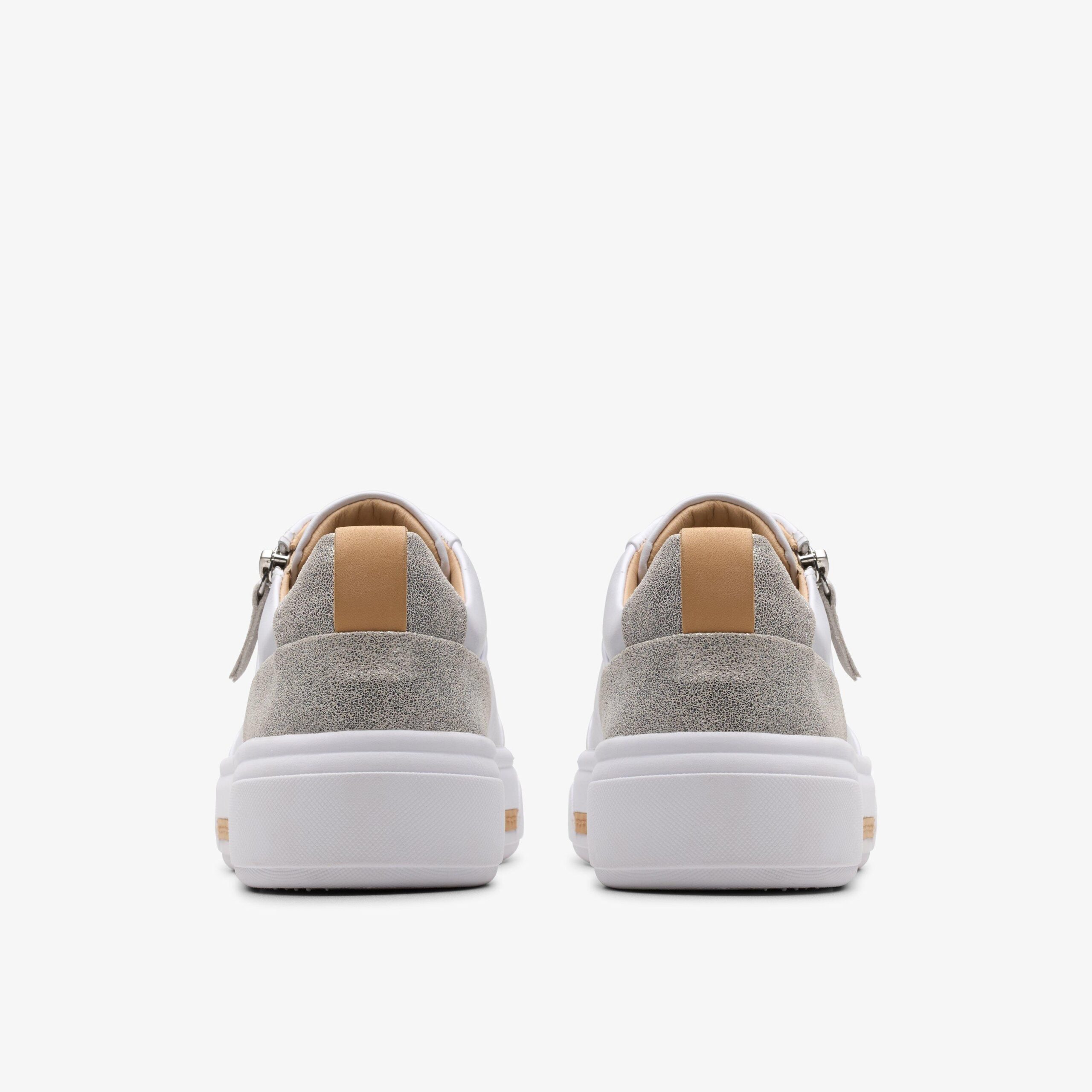 Hollyhock Zip Silver Combination Leather - Image 6