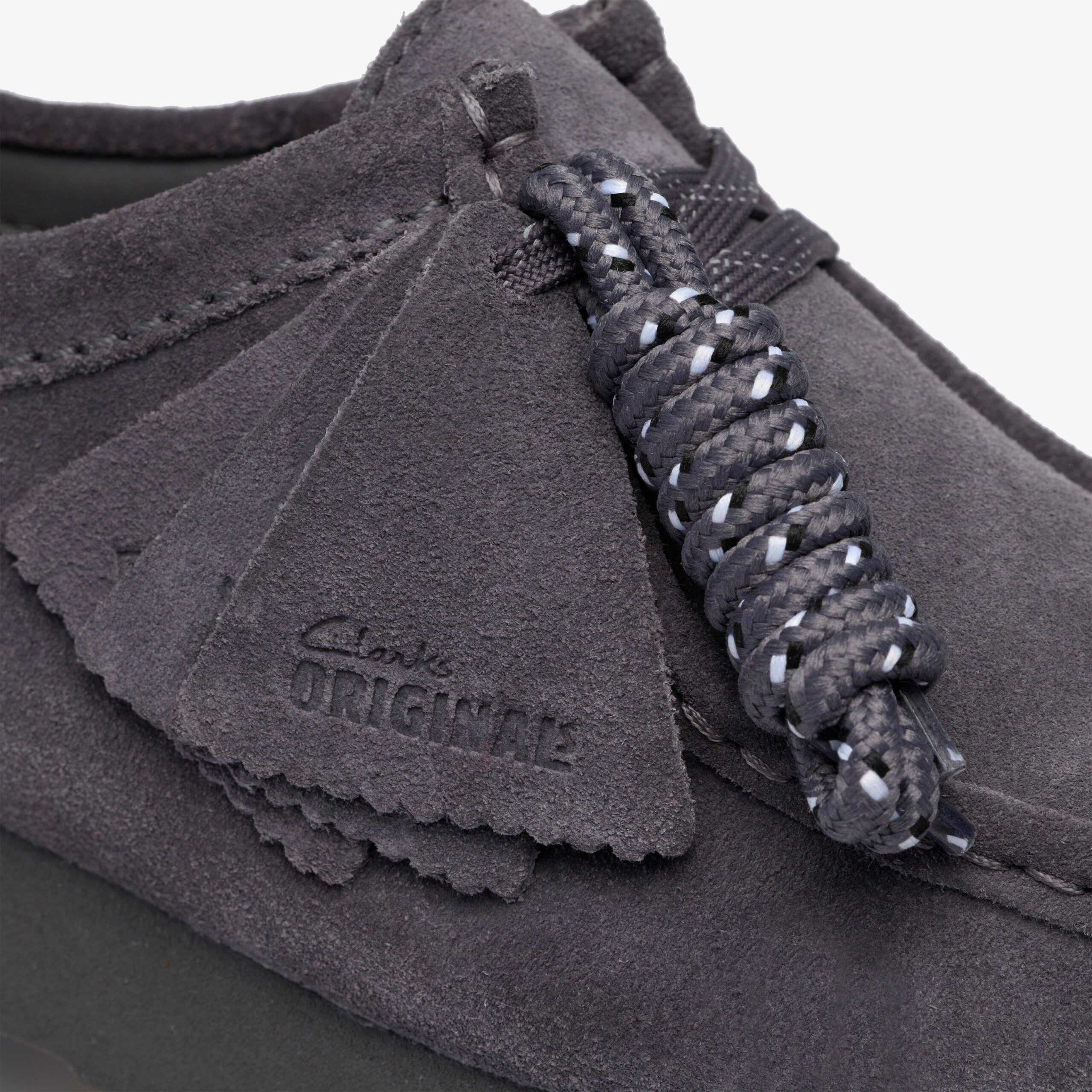 Wallabee Gore-Tex Waterproof Purple Grey Suede - Image 6