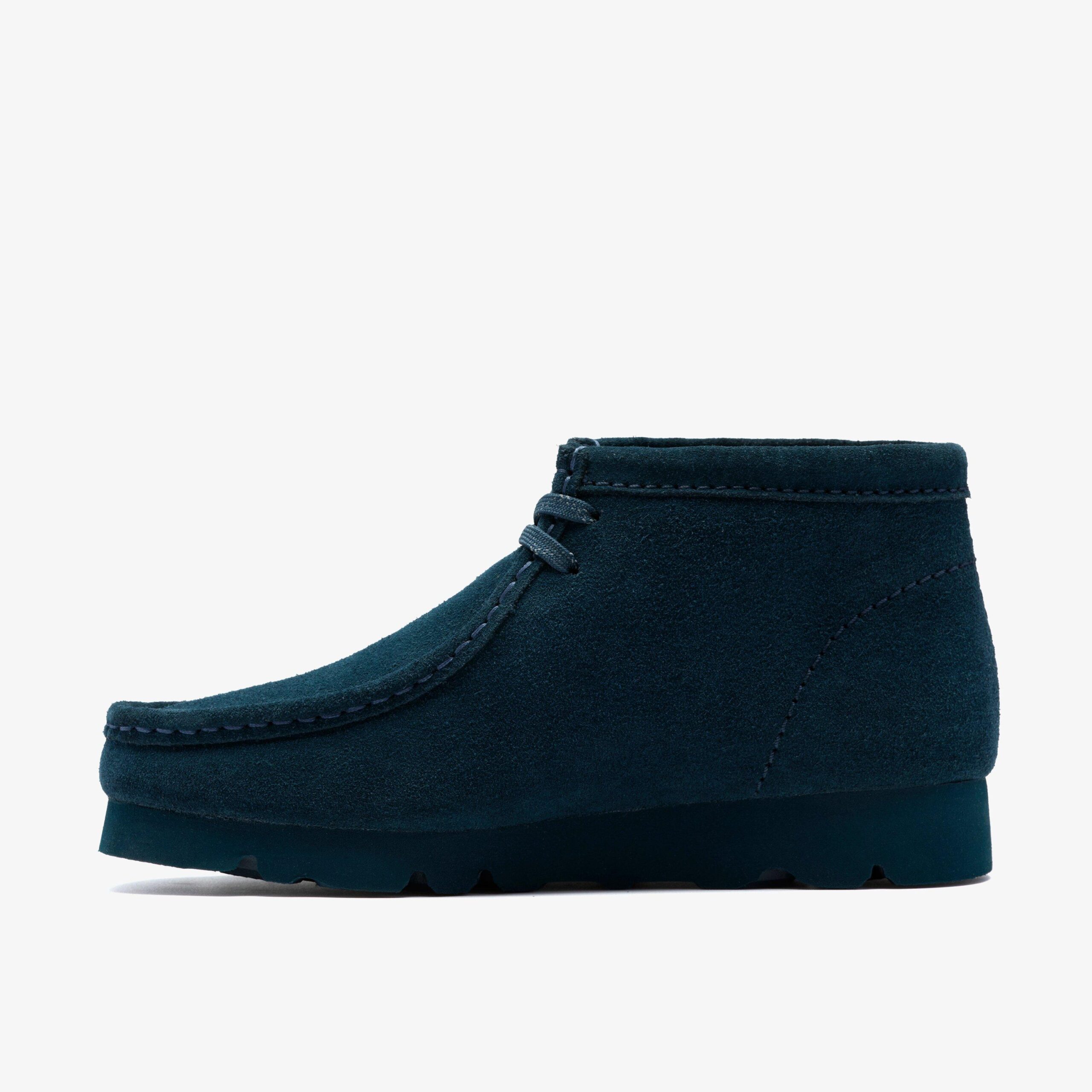 Wallabee Boot Gore-Tex Dark Teal Suede - Image 2