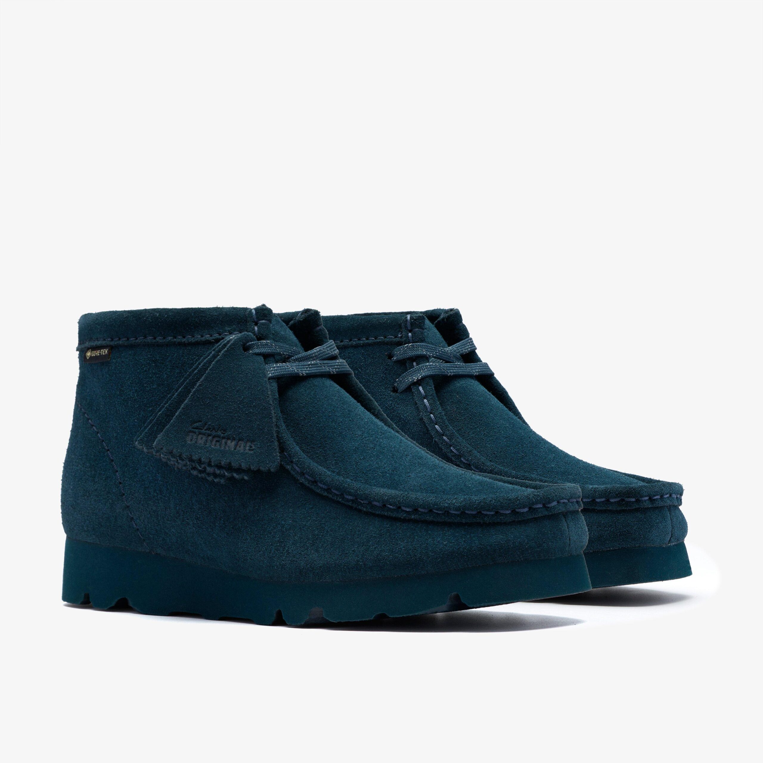 Wallabee Boot Gore-Tex Dark Teal Suede - Image 4