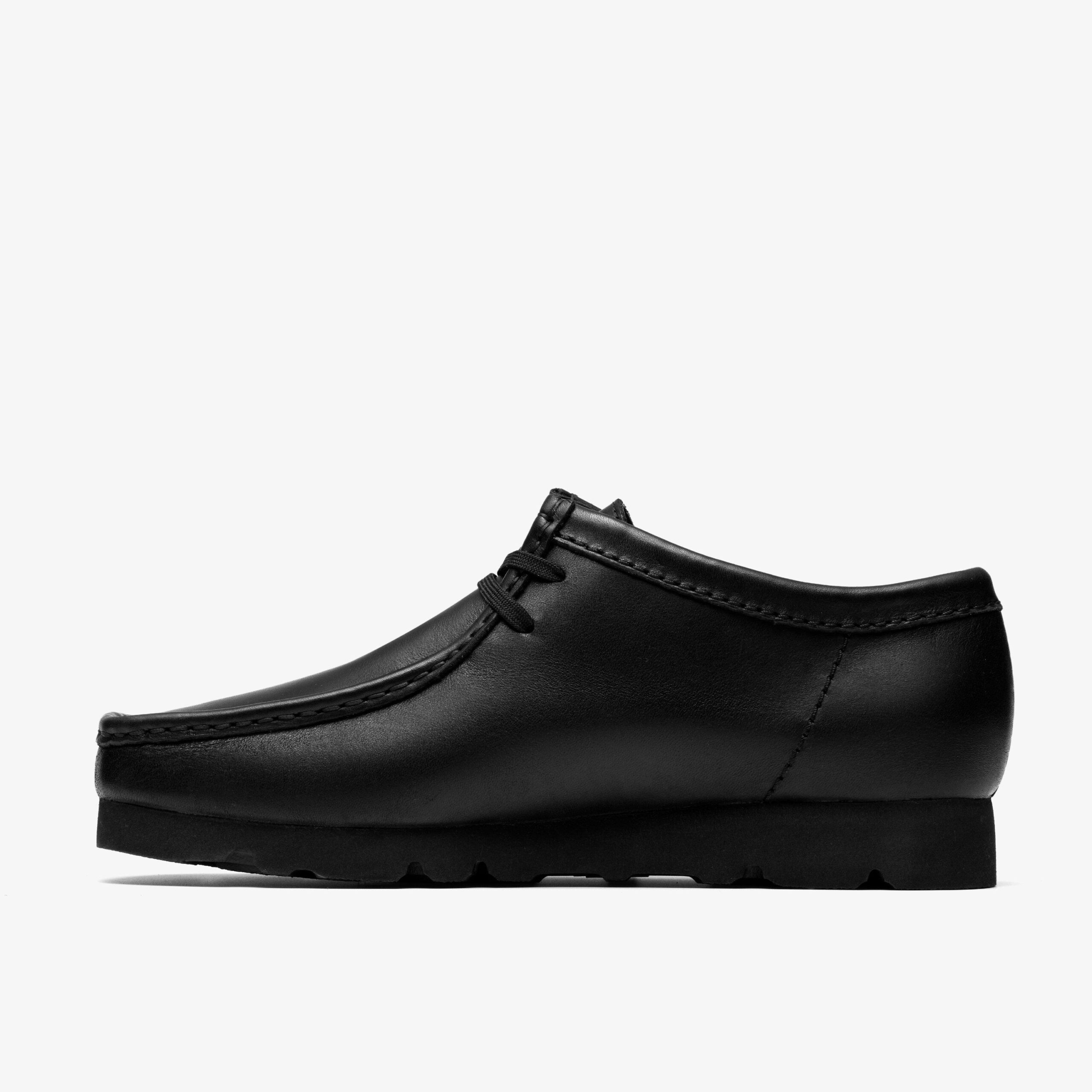 Wallabee Gore-Tex Waterproof Black/Black Leather - Image 2