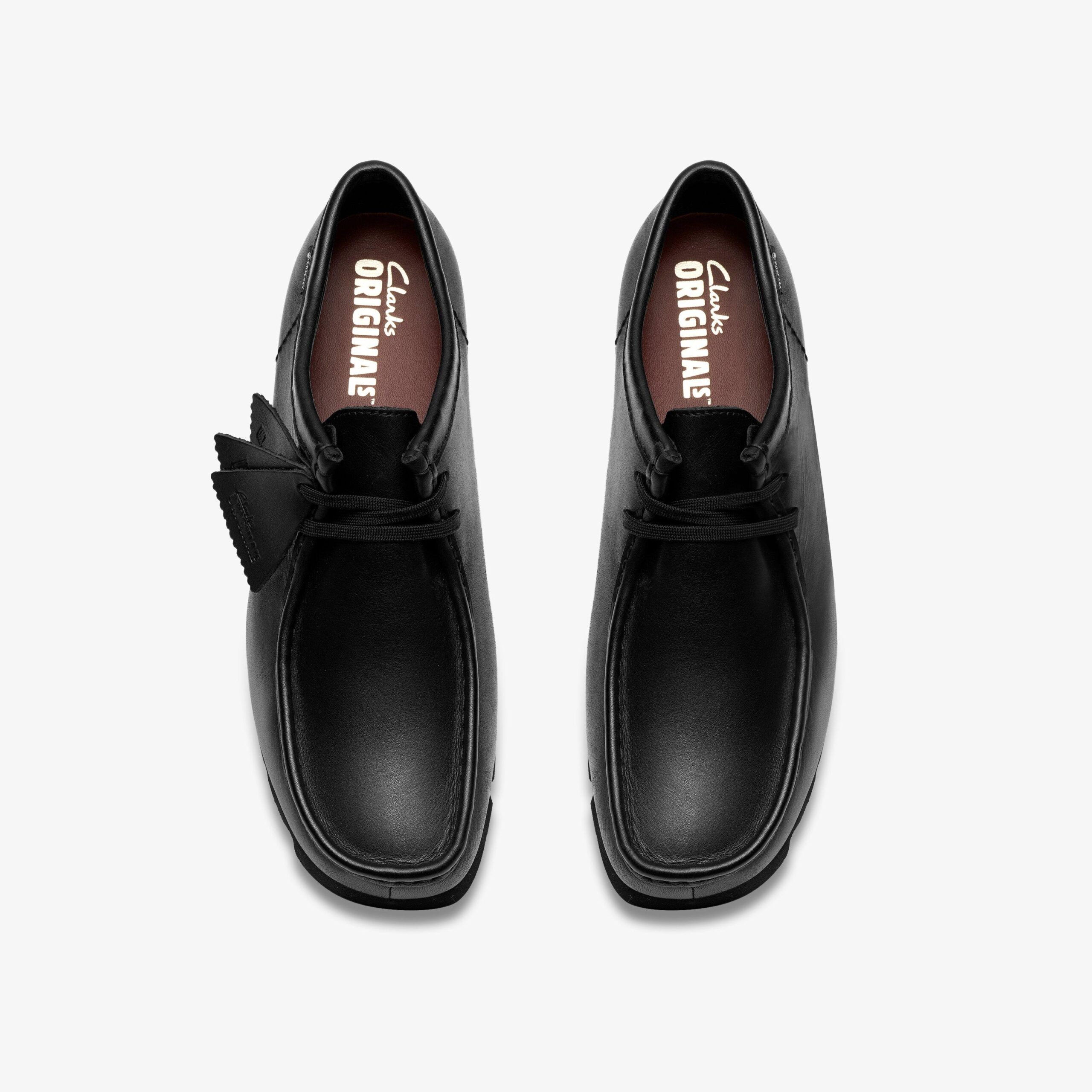Wallabee Gore-Tex Waterproof Black/Black Leather - Image 6