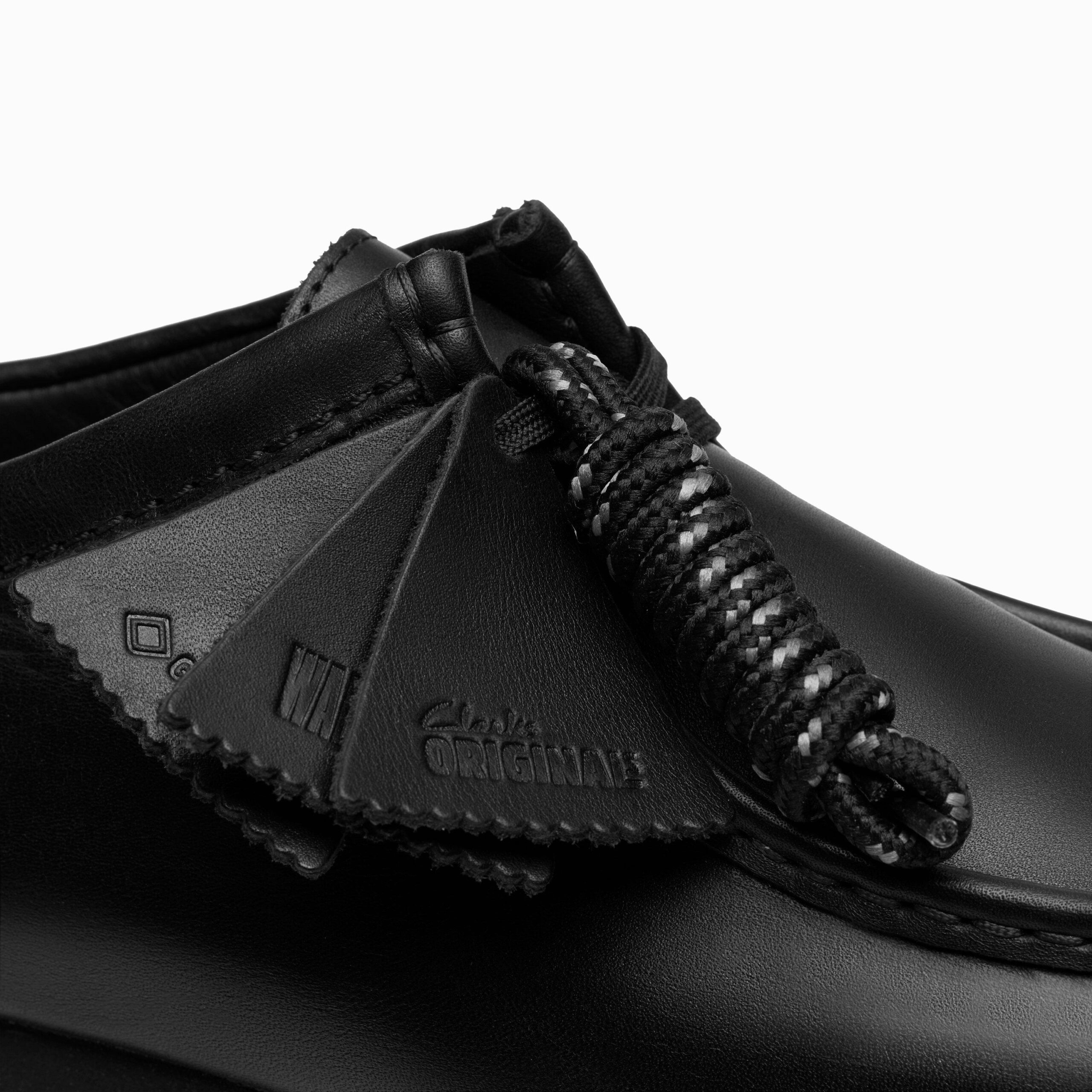 Wallabee Gore-Tex Waterproof Black/Black Leather - Image 7