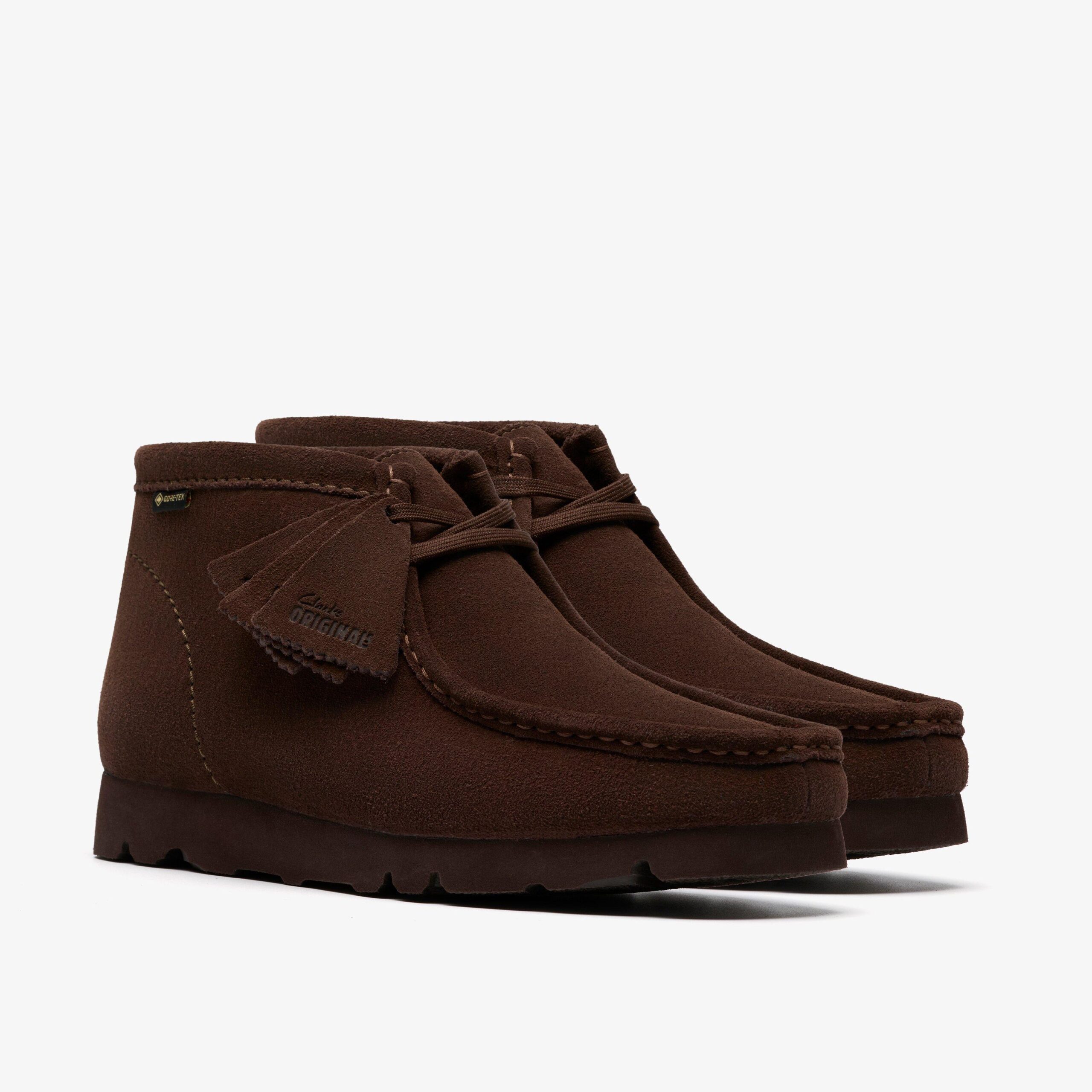 Wallabee Boot Gore-Tex Waterproof Dark Brown Suede - Image 4