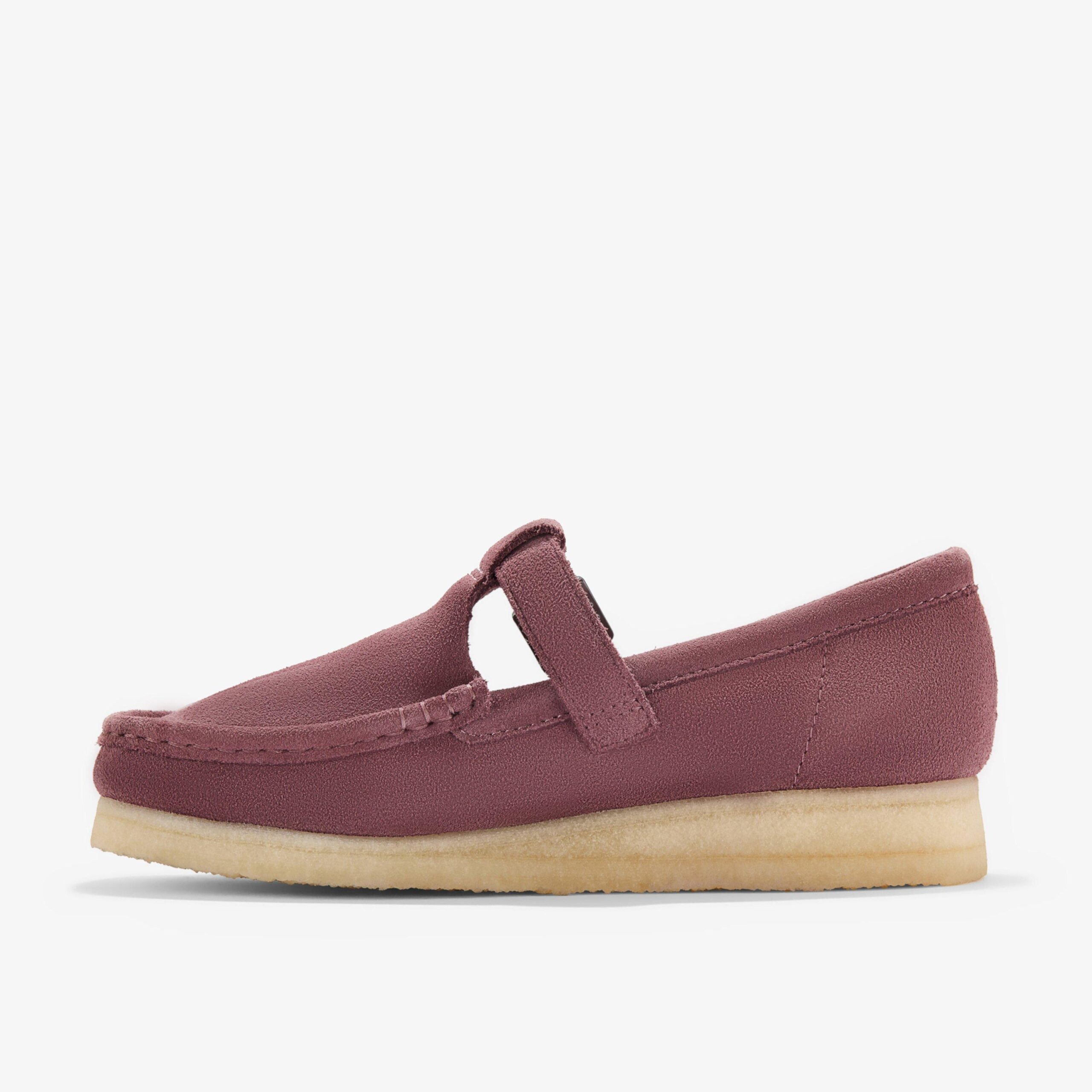 Wallabee T Bar Rose Brown Suede - Image 2