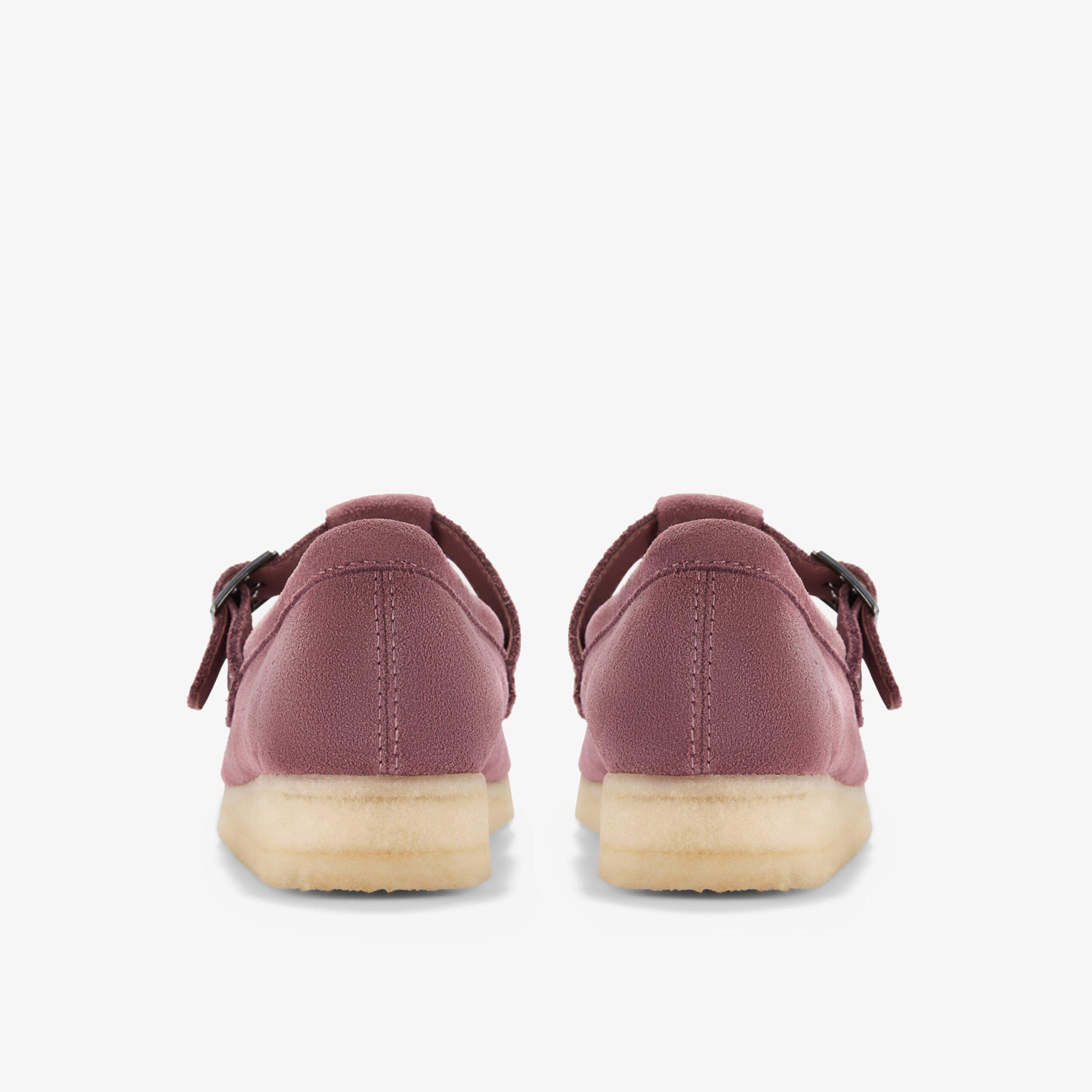Wallabee T Bar Rose Brown Suede - Image 5