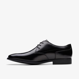 Paulton Lace Black Hi Shine Leather