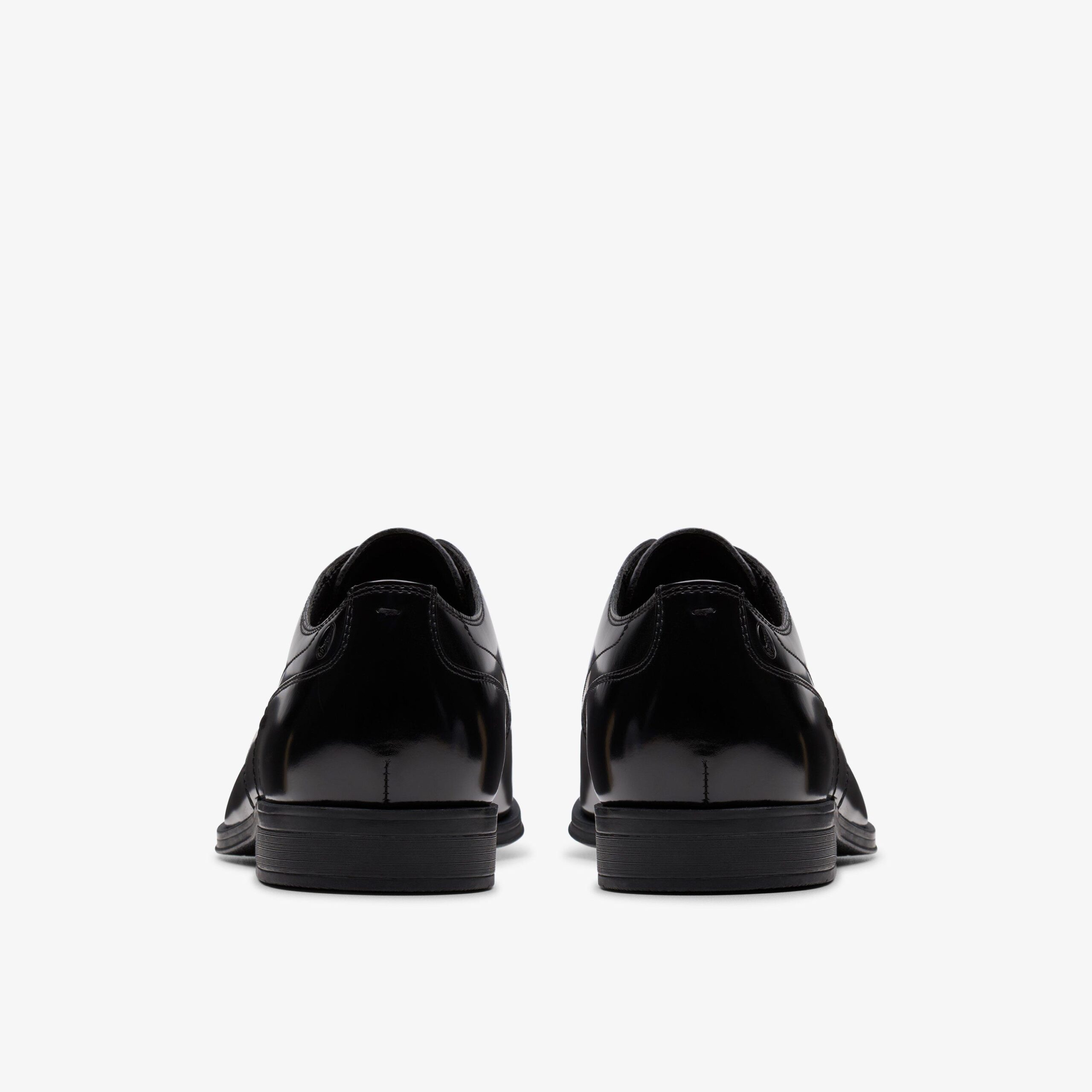 Paulton Lace Black Hi Shine Leather - Image 4