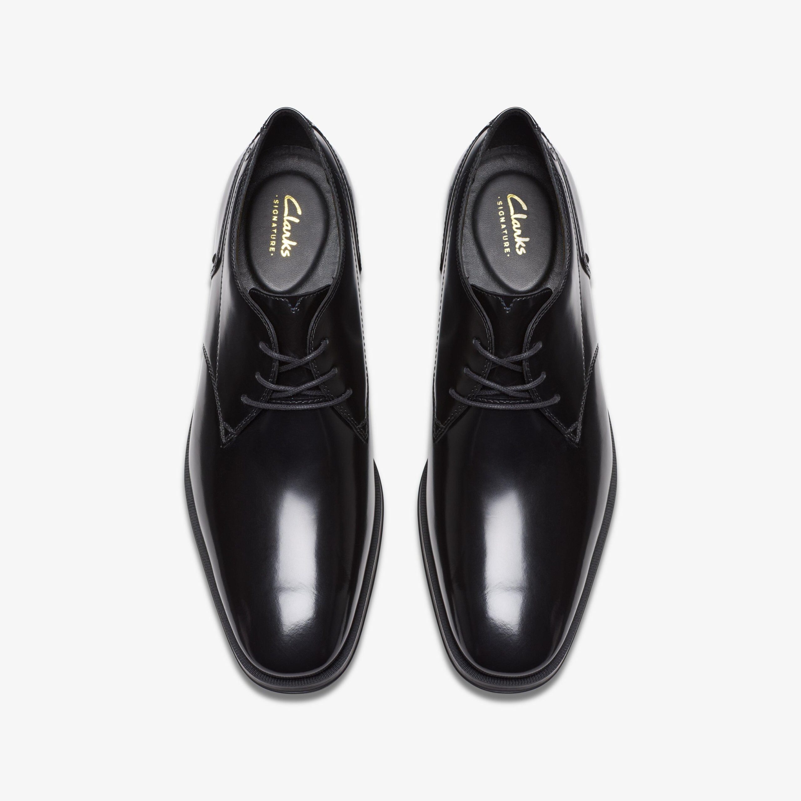 Paulton Lace Black Hi Shine Leather - Image 5