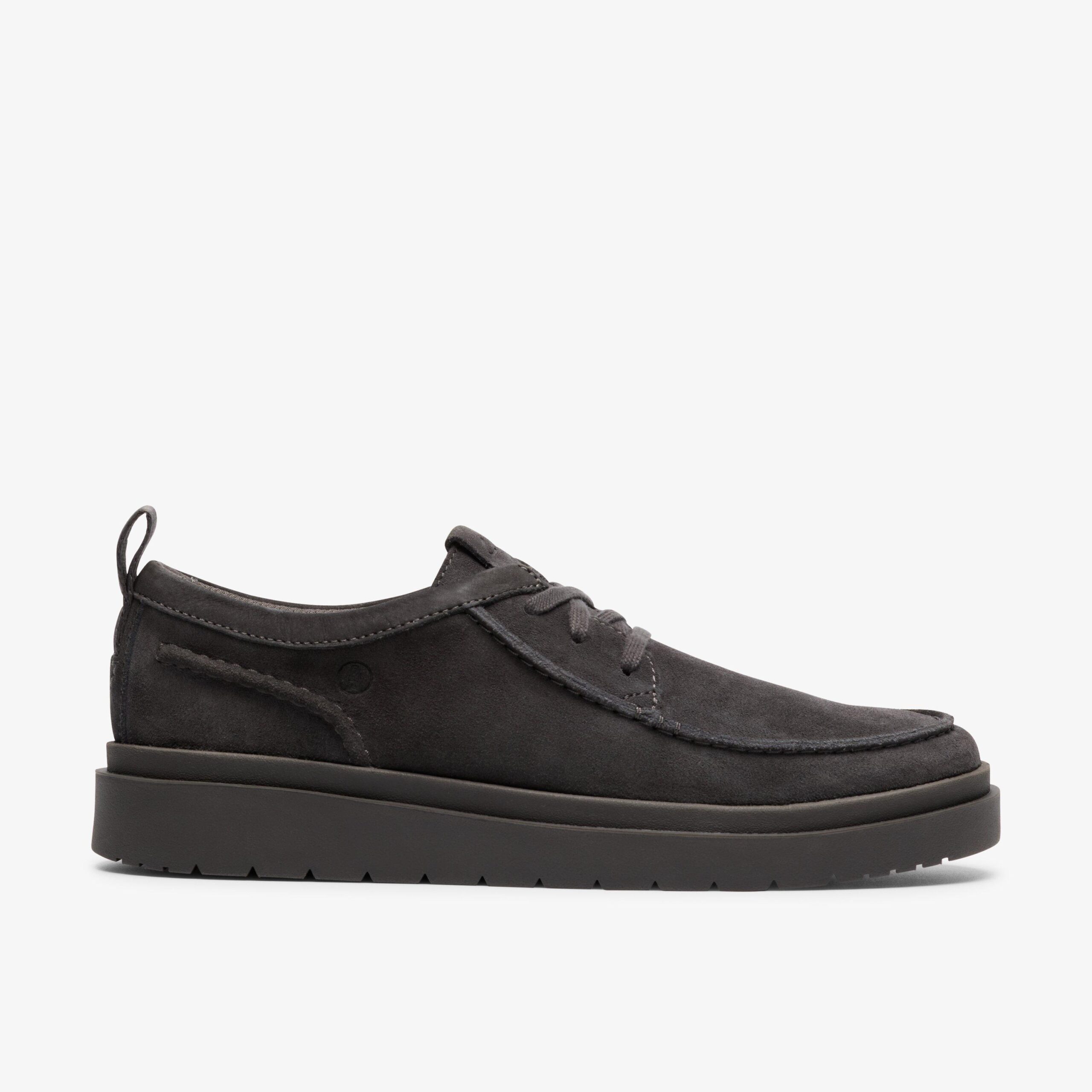 Polden Moc Dark Grey Suede