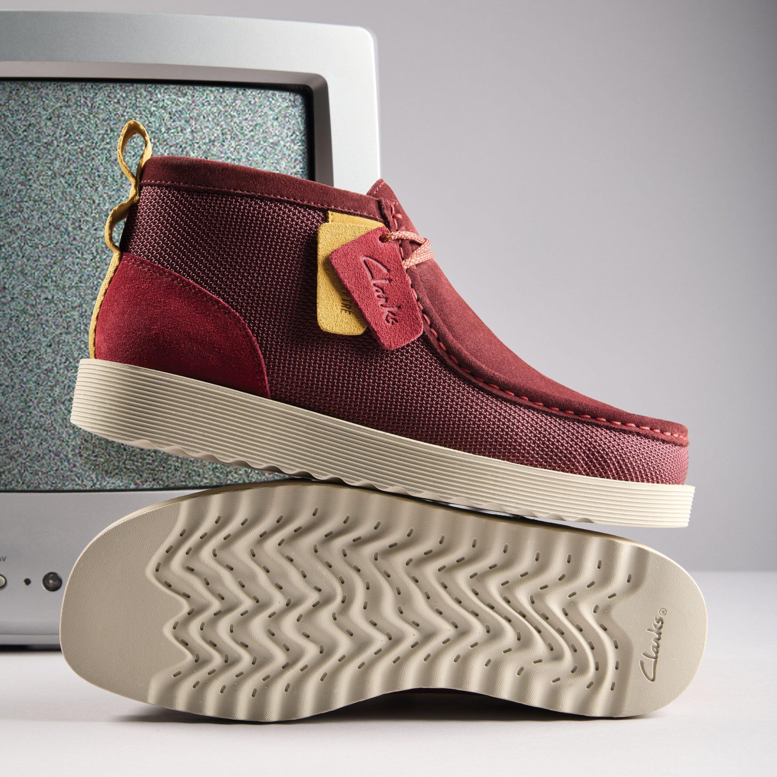 Wallabee FTR2 Boot Burgundy Combination - Image 3