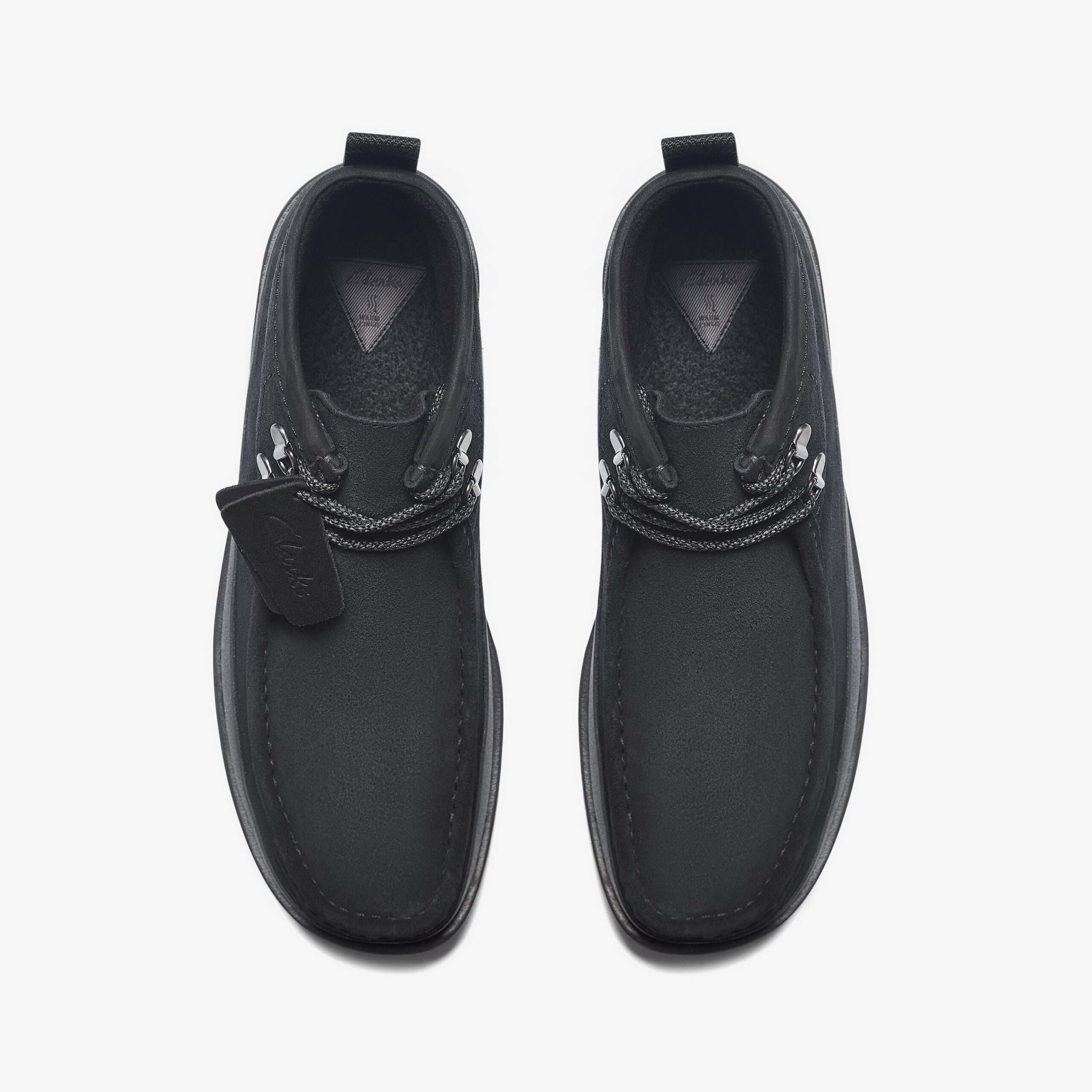 Wallabee FTR2 Hi Black Suede - Image 7