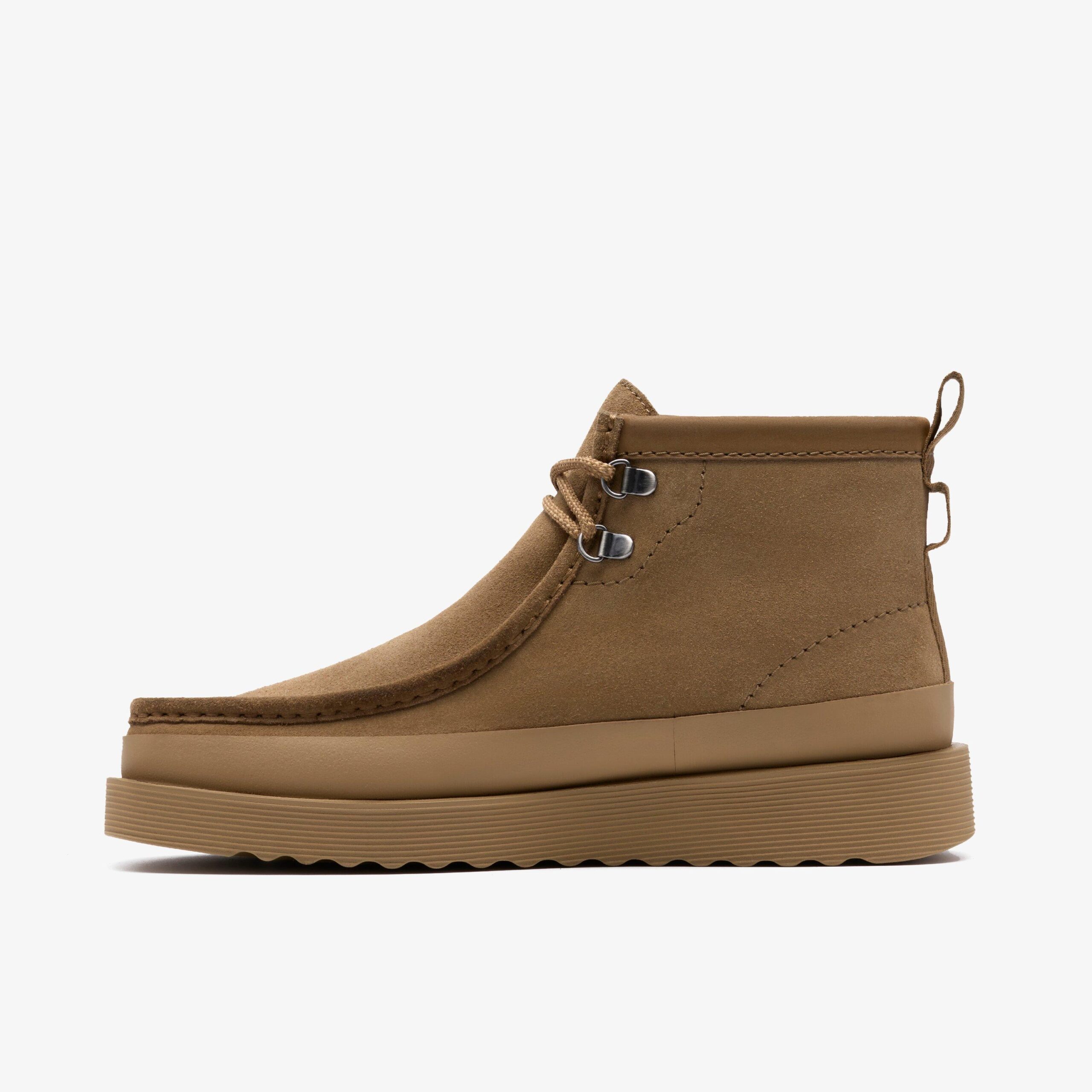 Wallabee FTR2 Hi Dark Sand Suede - Image 2