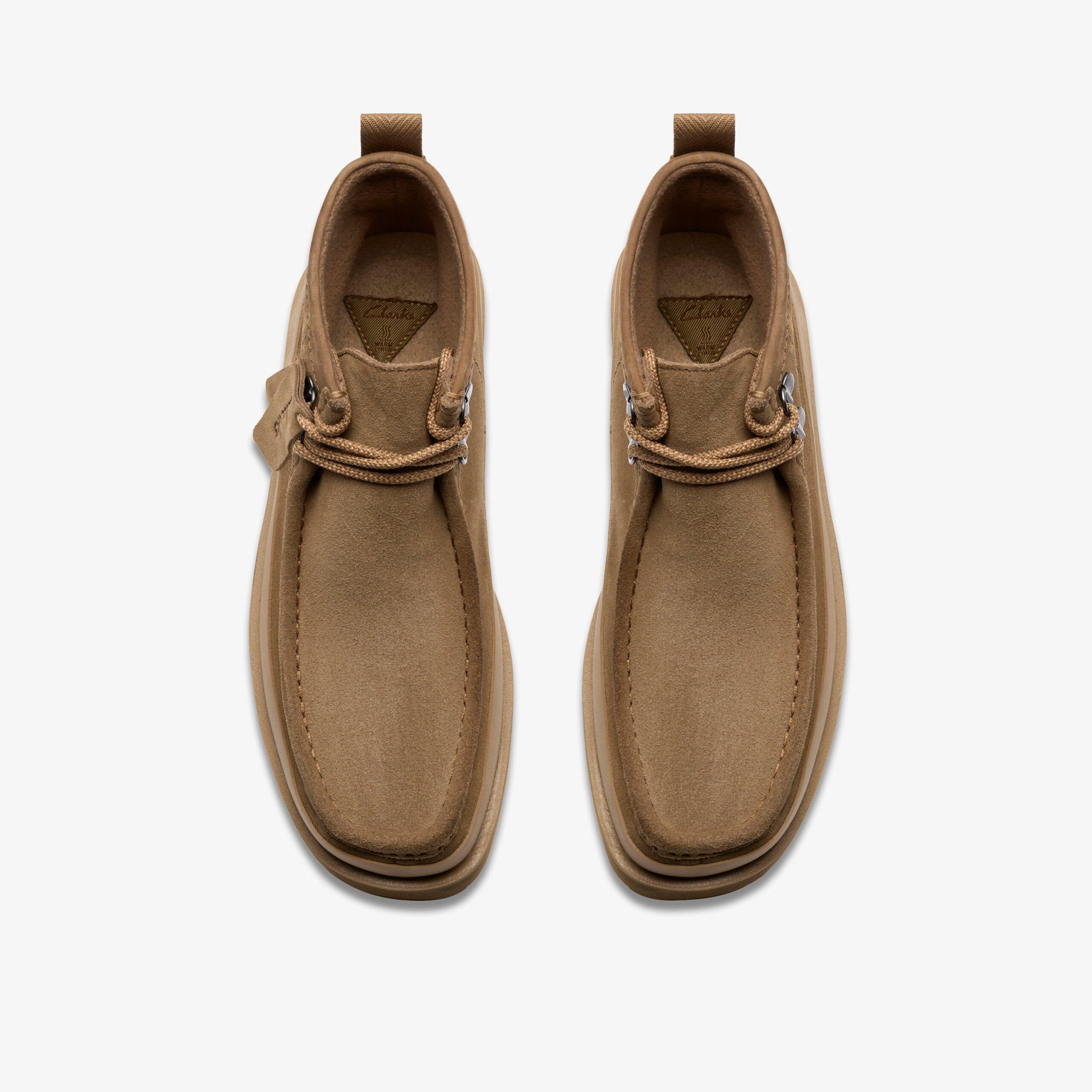 Wallabee FTR2 Hi Dark Sand Suede - Image 6