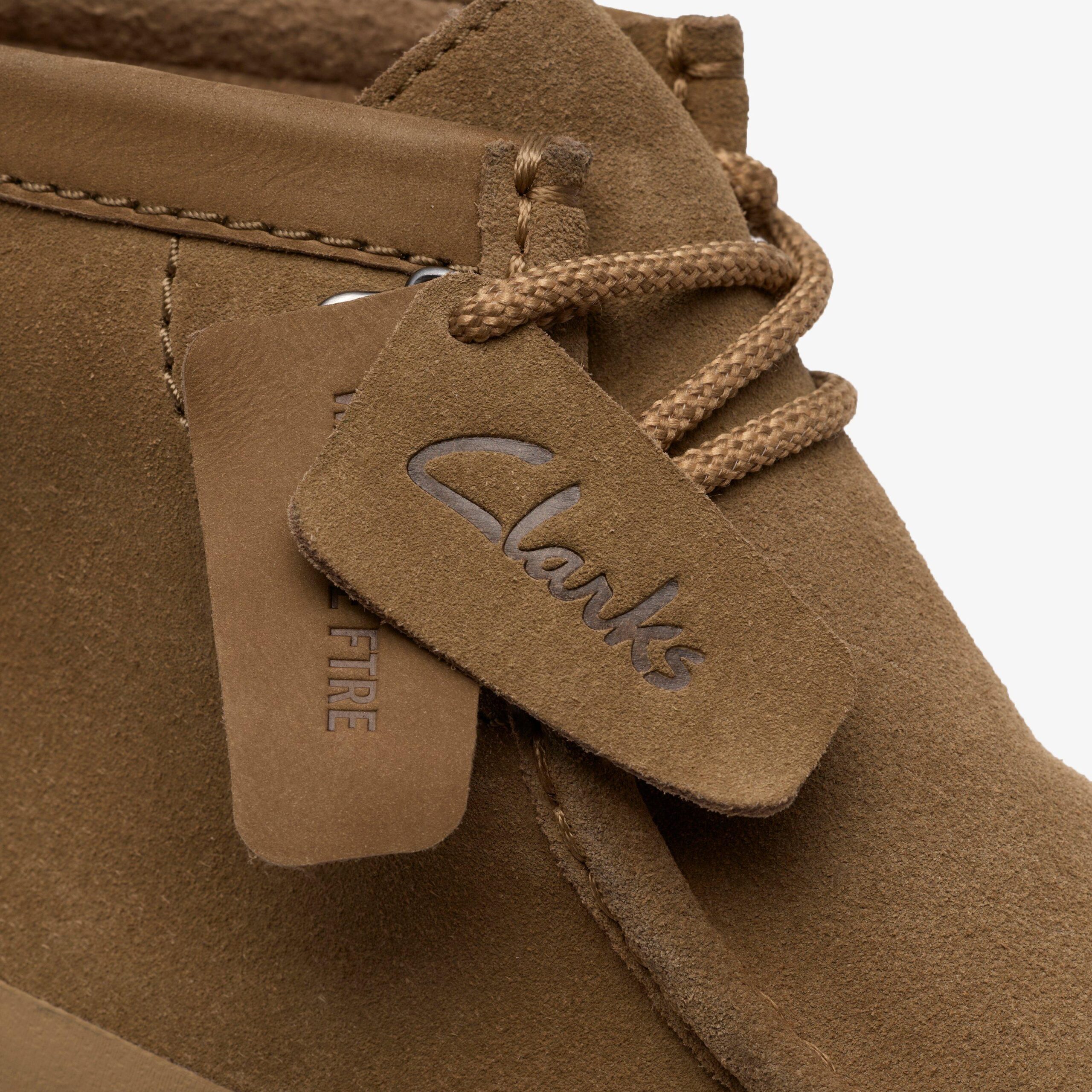 Wallabee FTR2 Hi Dark Sand Suede - Image 7