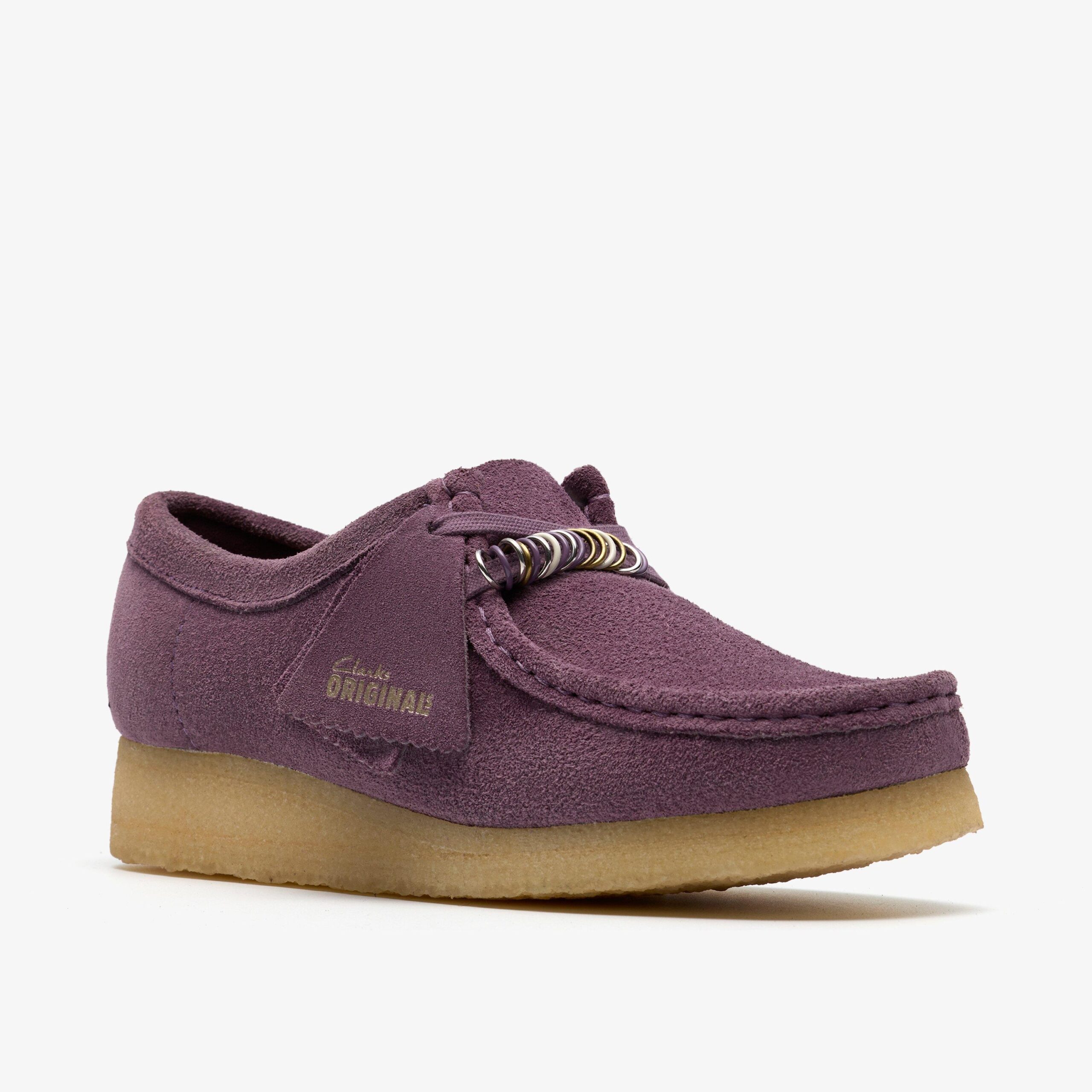 Wallabee Plum Suede - Image 8
