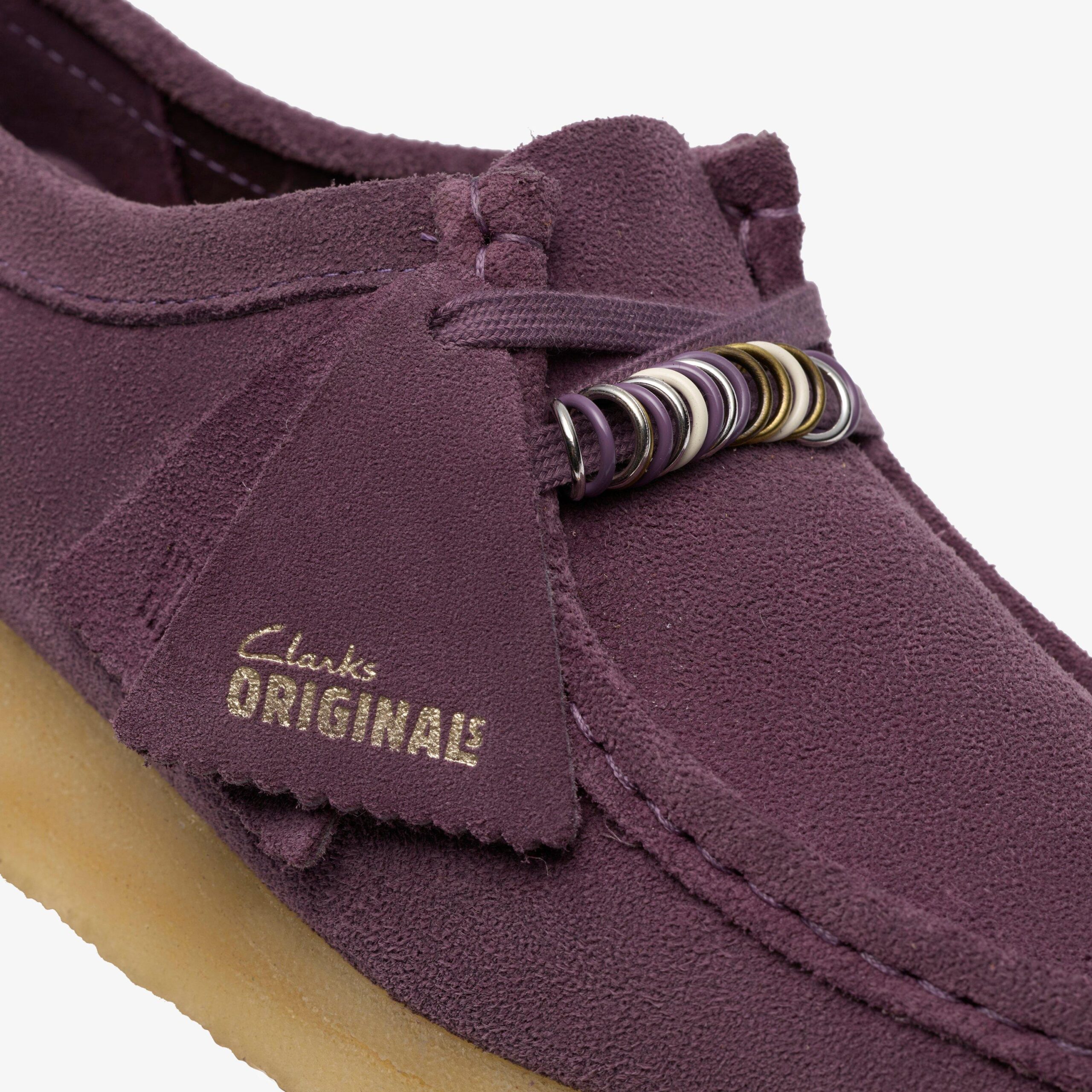 Wallabee Plum Suede - Image 9