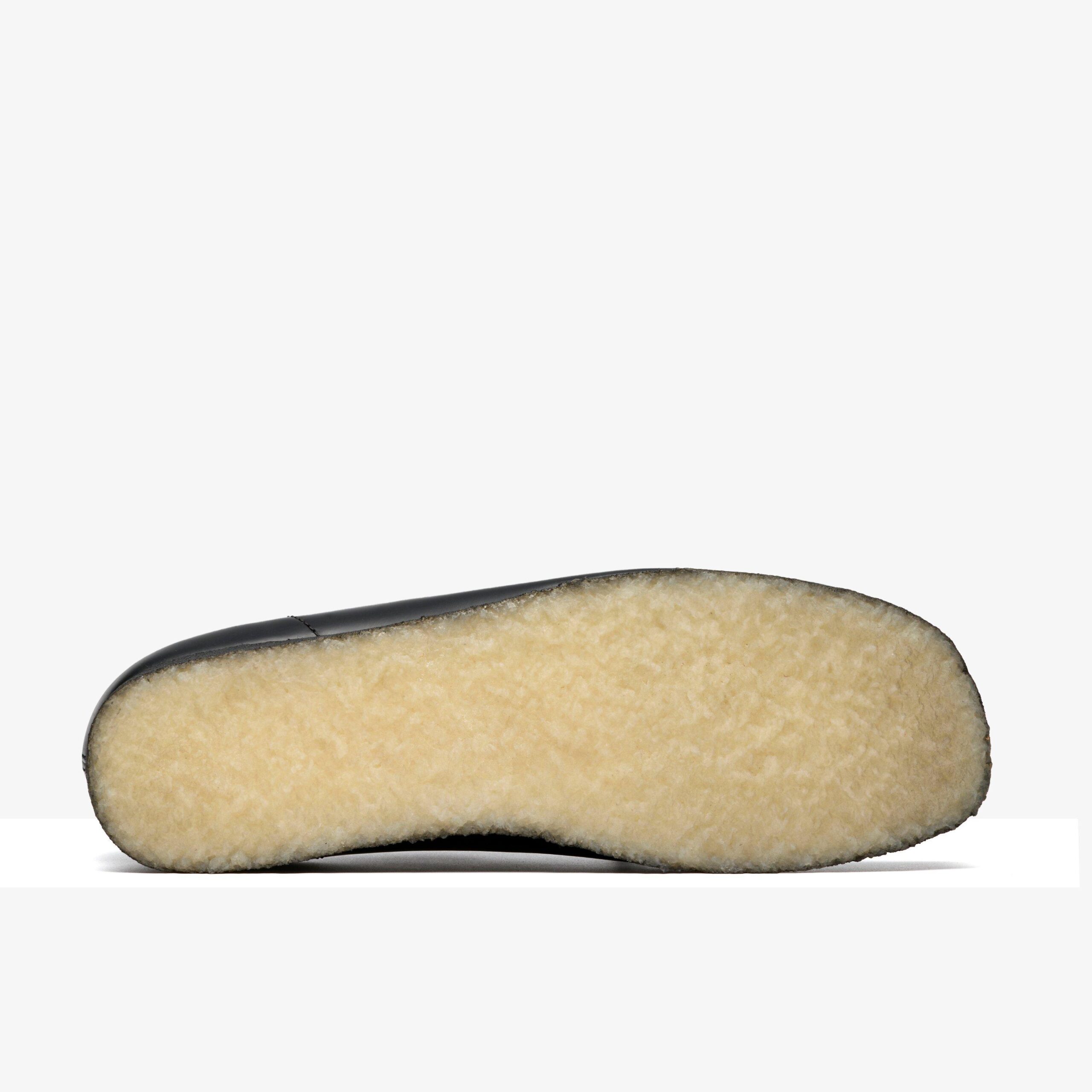 Wallabee Black Hi Shine Leather - Image 2