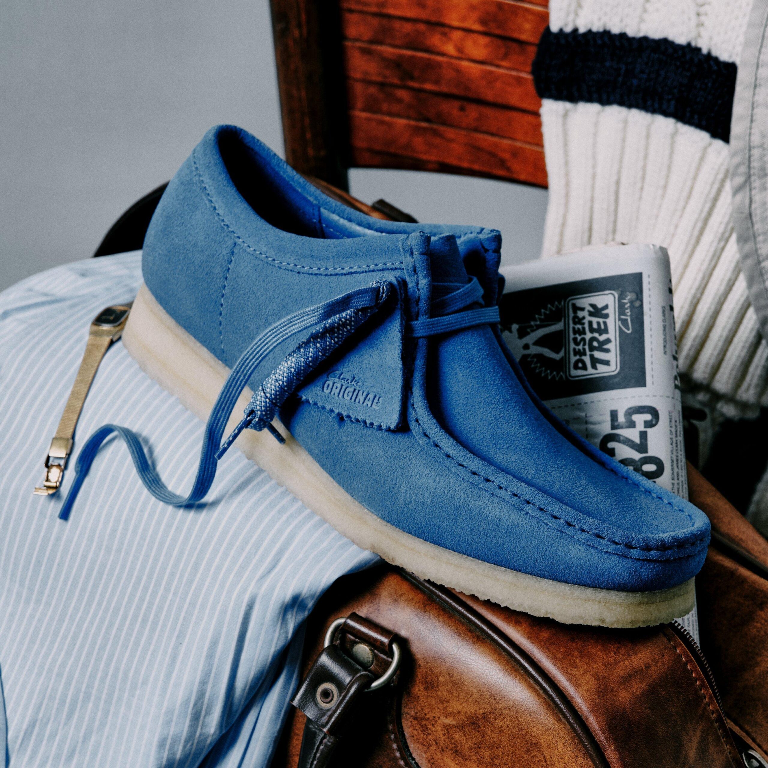 Wallabee Blue Suede - Image 2