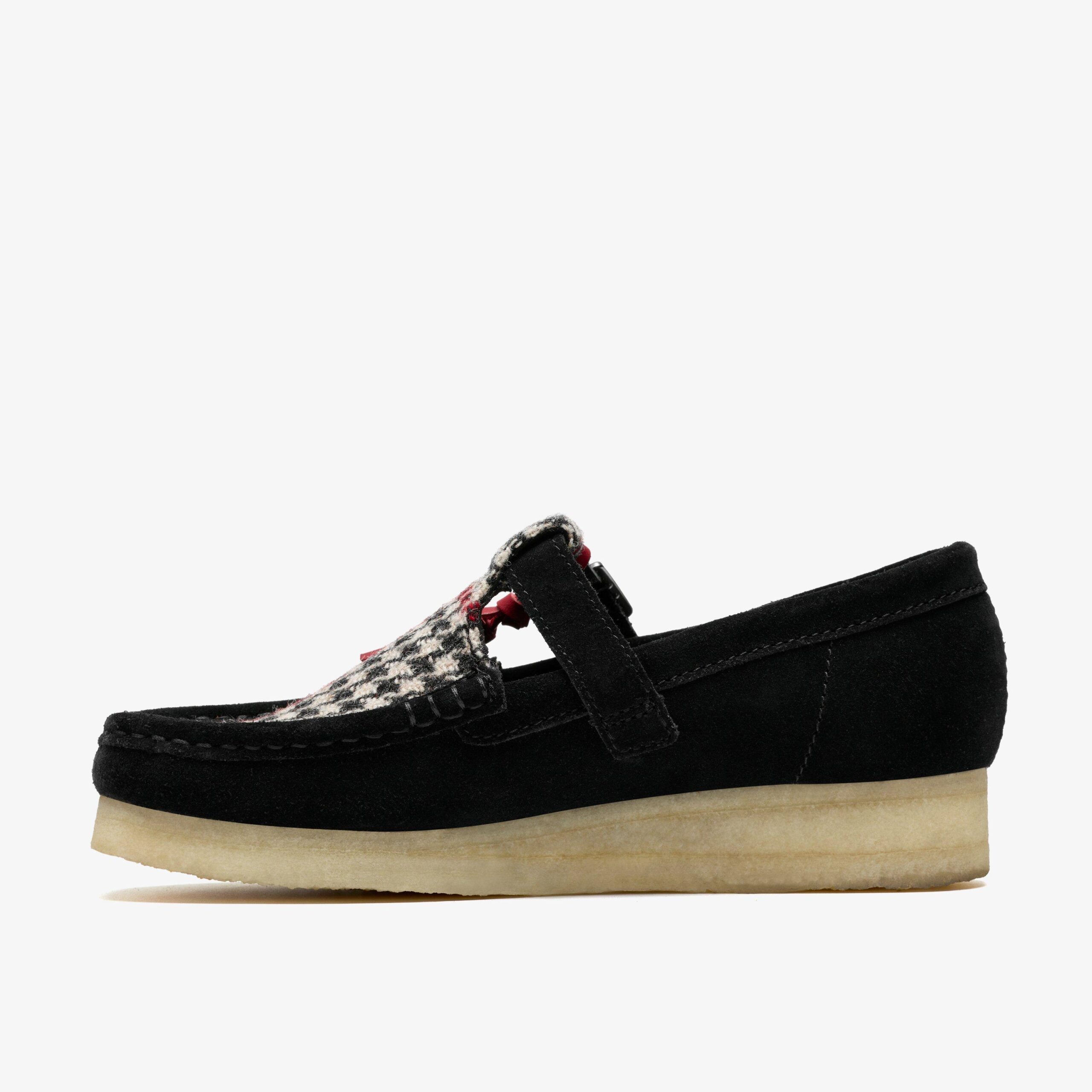 Wallabee T Bar Black Tweed Combination - Image 3