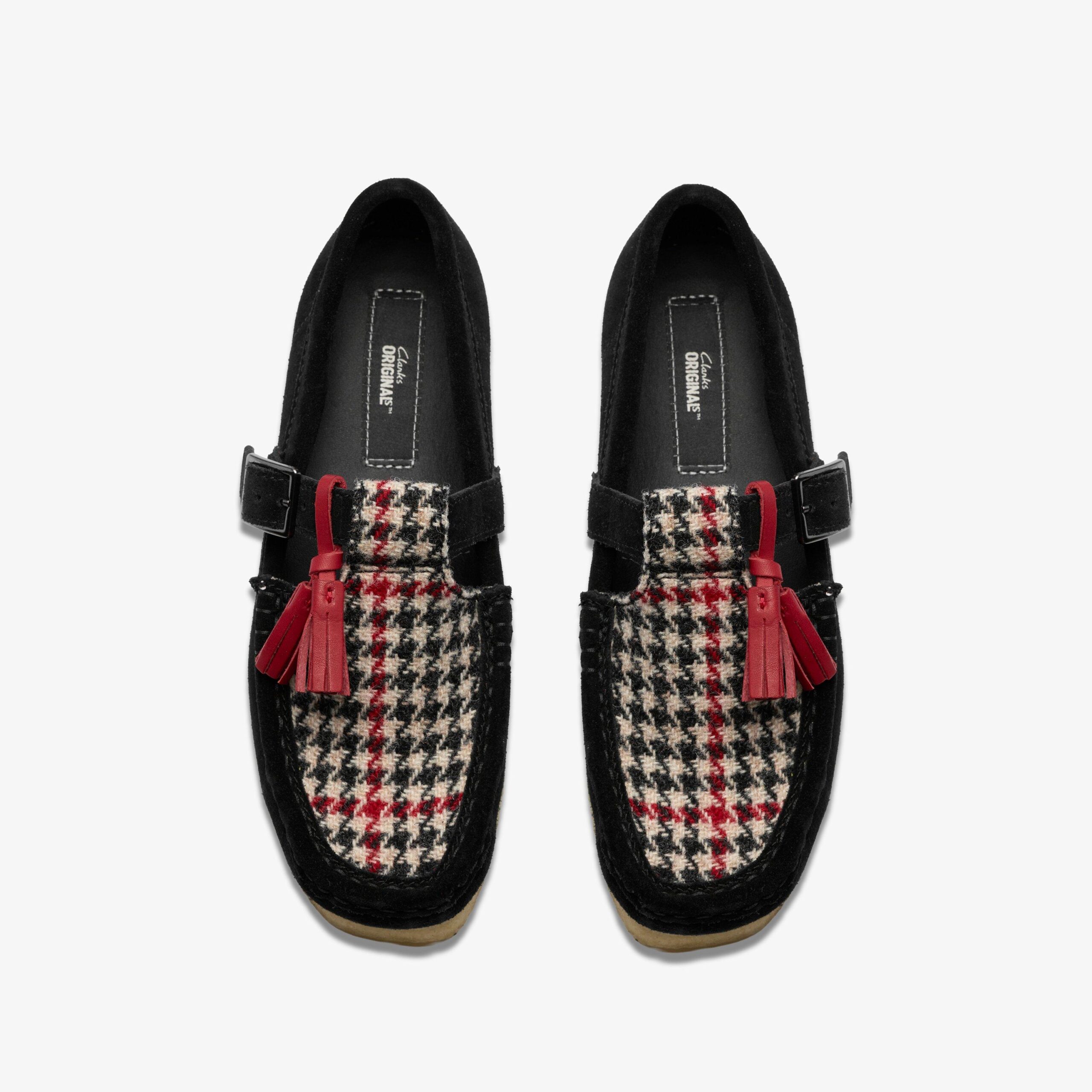 Wallabee T Bar Black Tweed Combination - Image 7