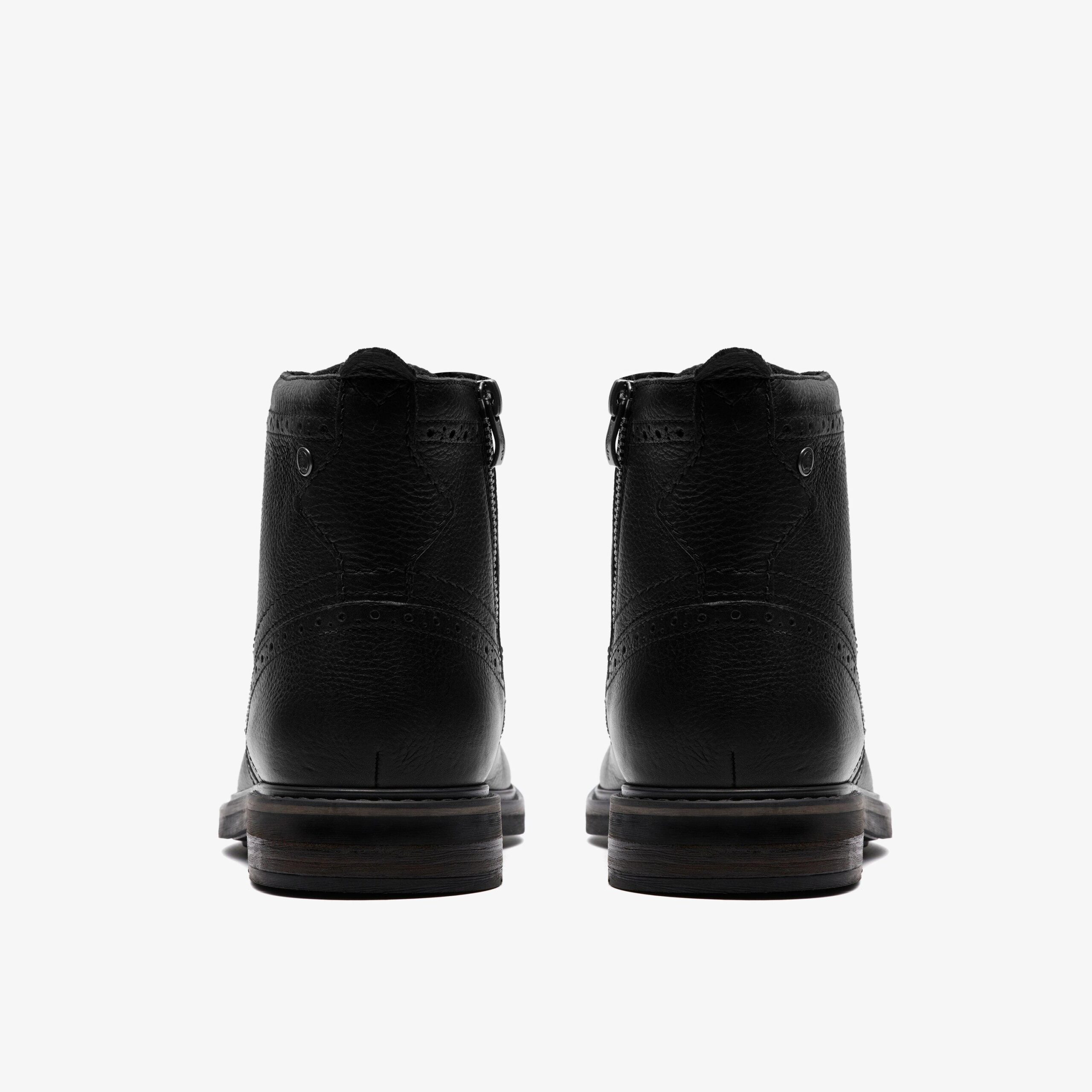 Newford Lace Boot Black Leather - Image 5
