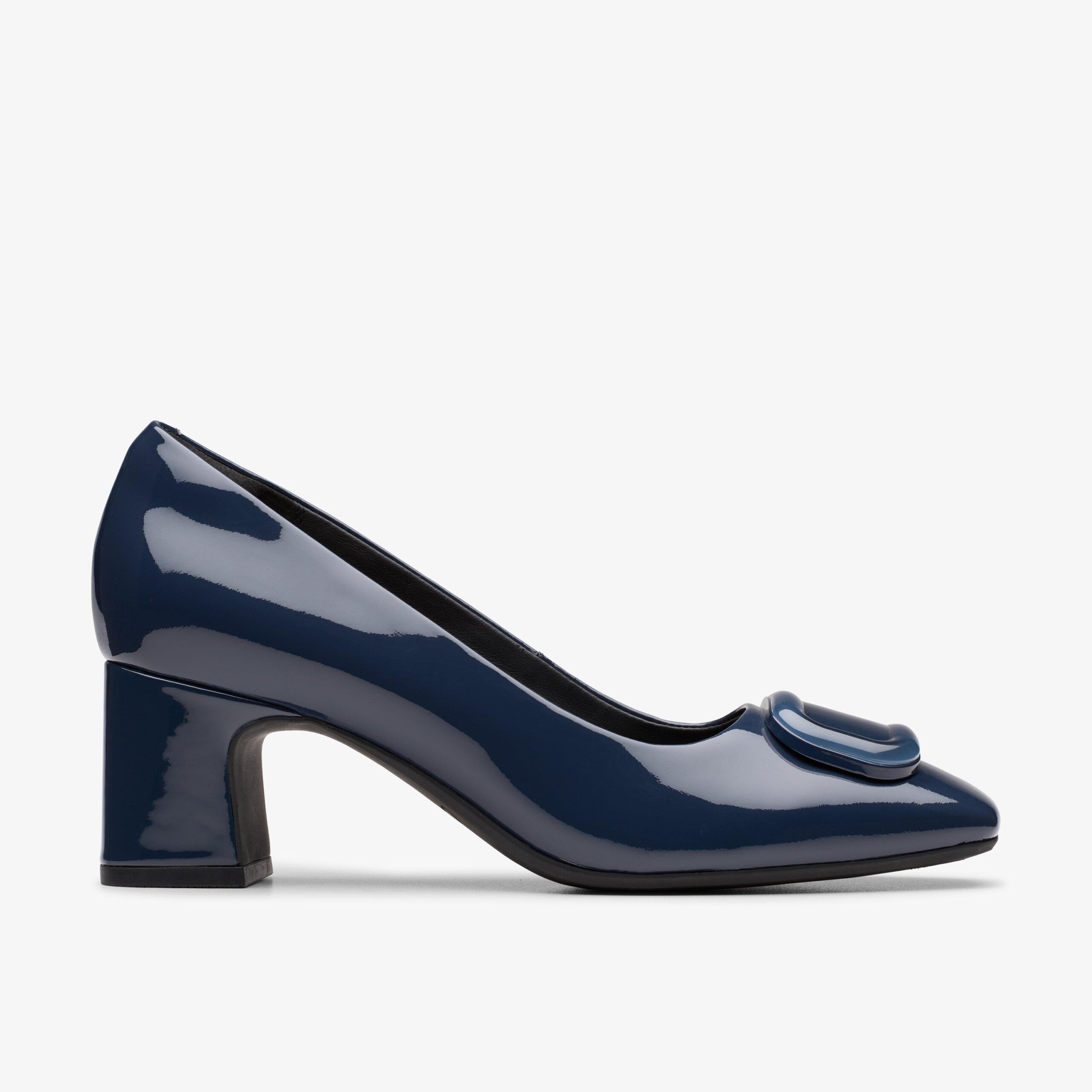 Fernie Trim Navy Patent